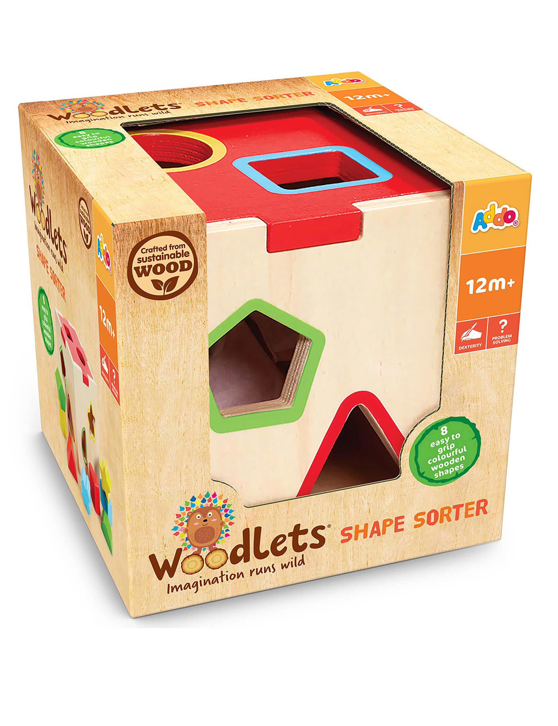 Woodlets Shape Sorter (12+ Mths) Woodlets M&S