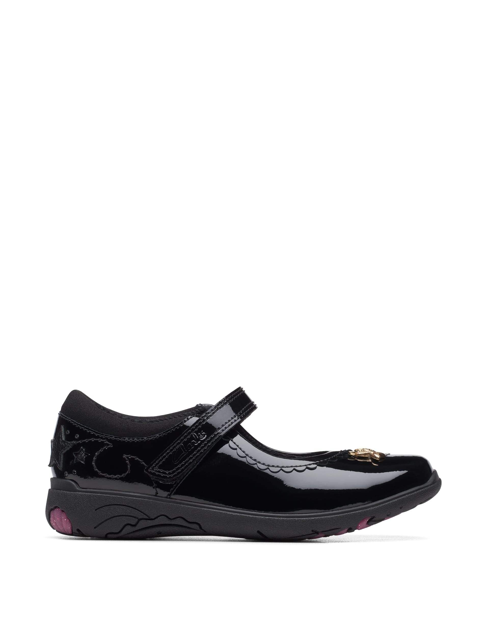 Kids Patent Leather Mary Jane Shoes 7 Small 2 Large Clarks M S