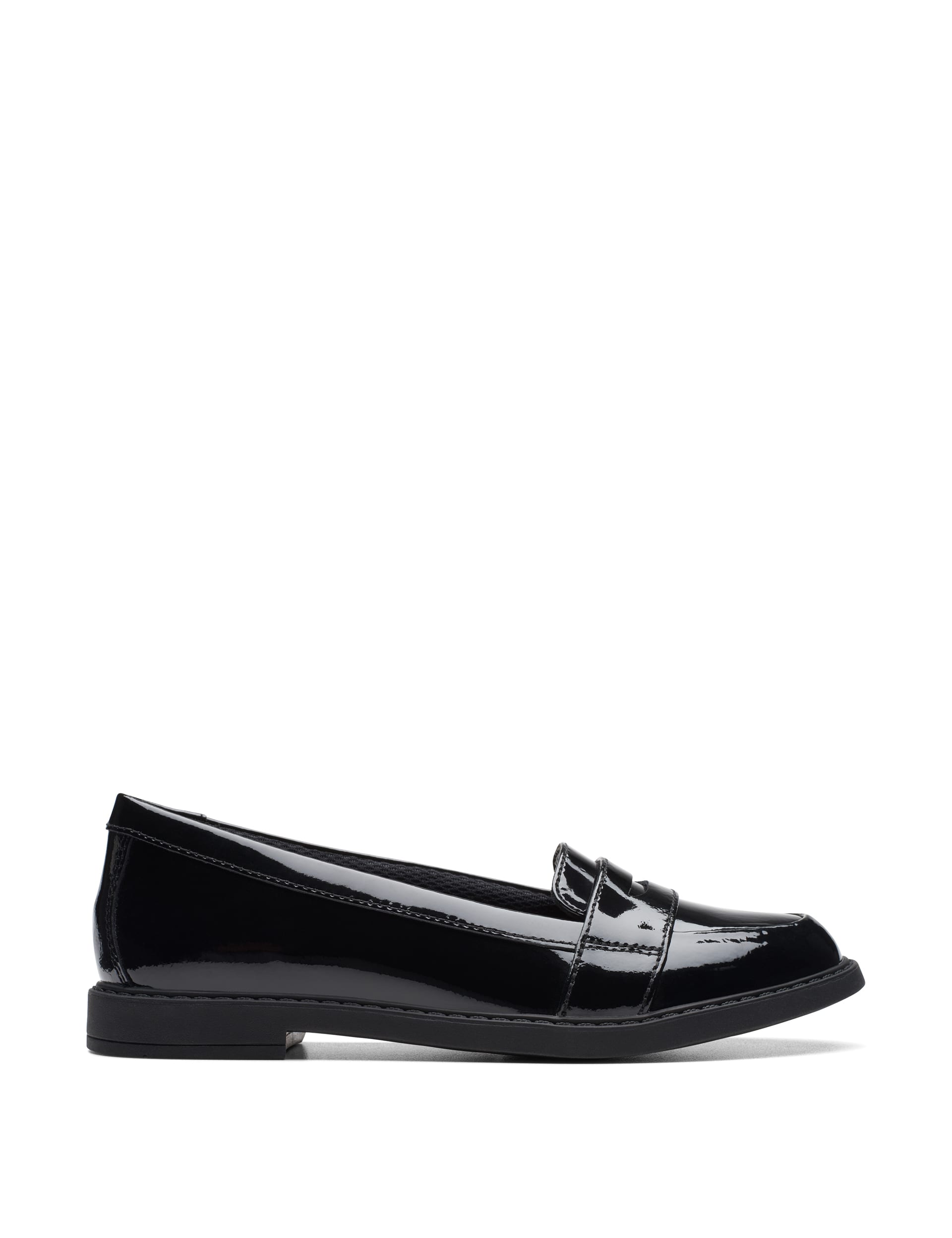 Kids Patent Leather Slip-On Loafers (13 Small - 2 Large)