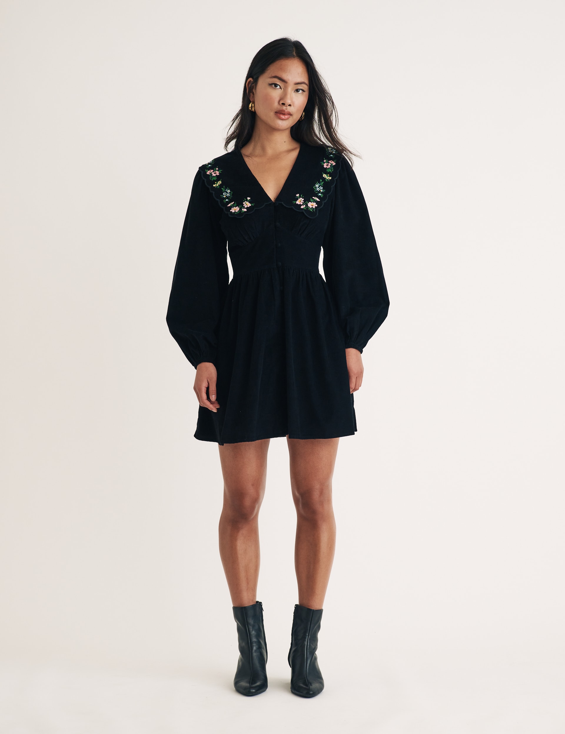 Cord skater dress outlet