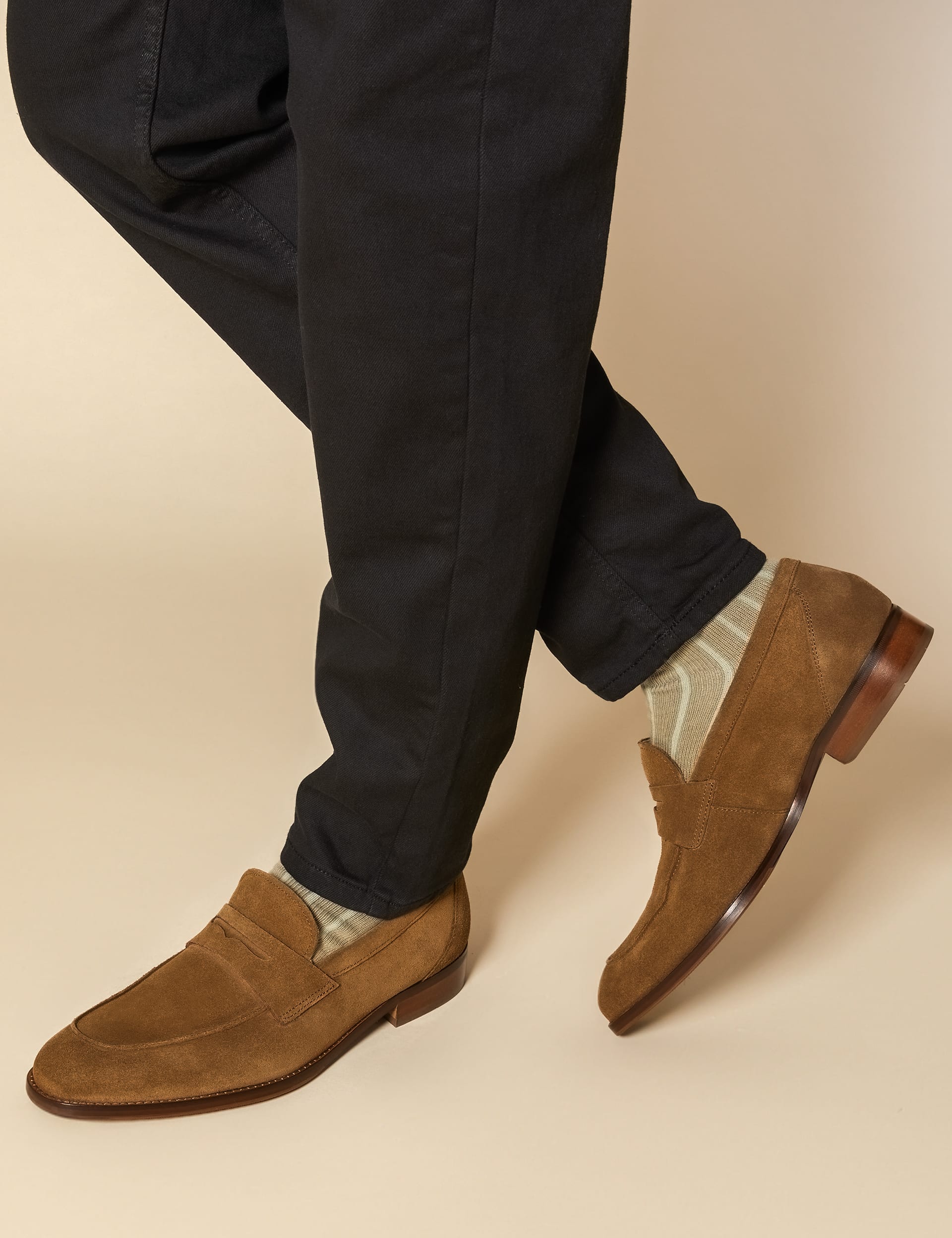 GRACE™ SUEDE SLIPON LOAFERS