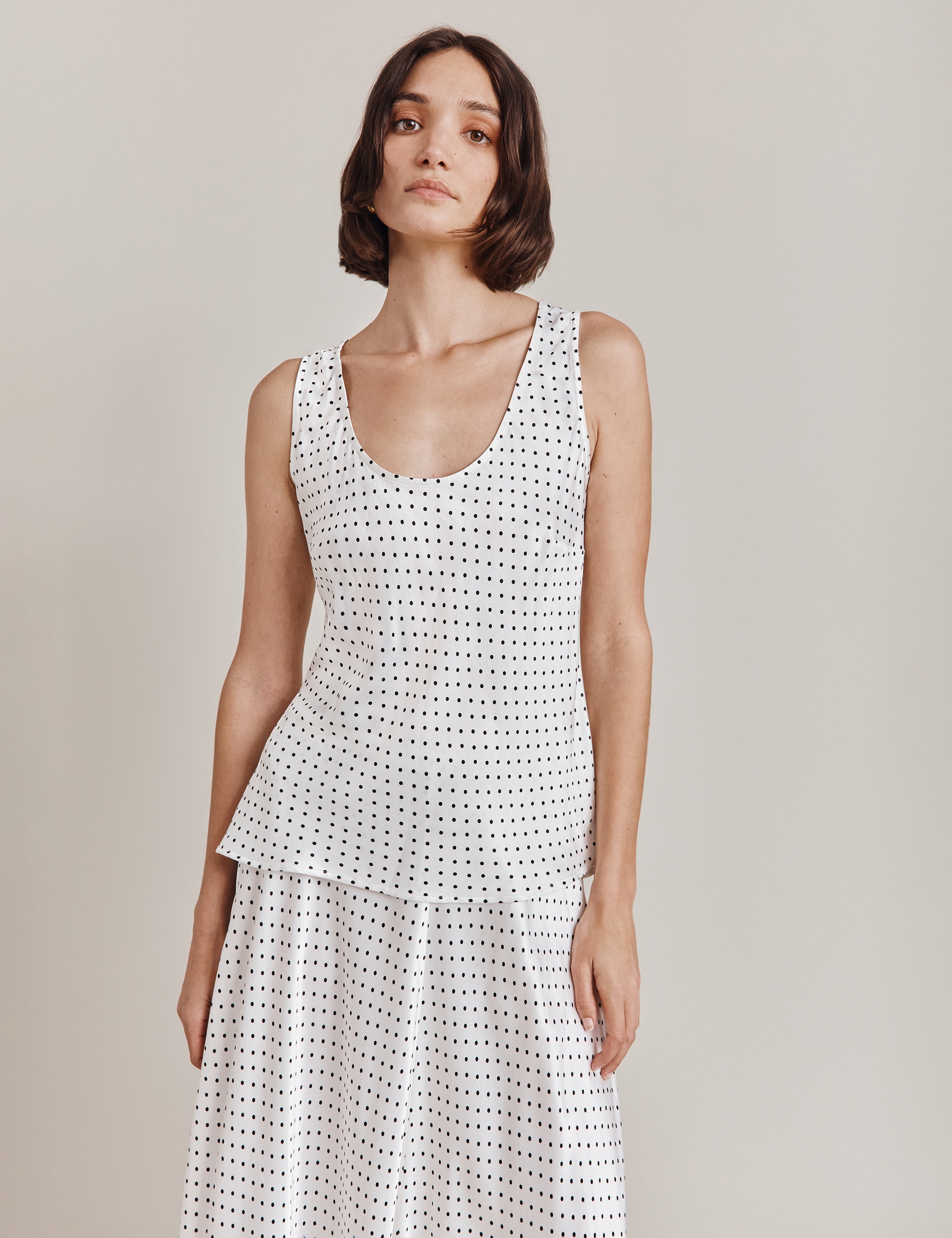 Vintage 2000s Victoria’s Secret polka dot cami top