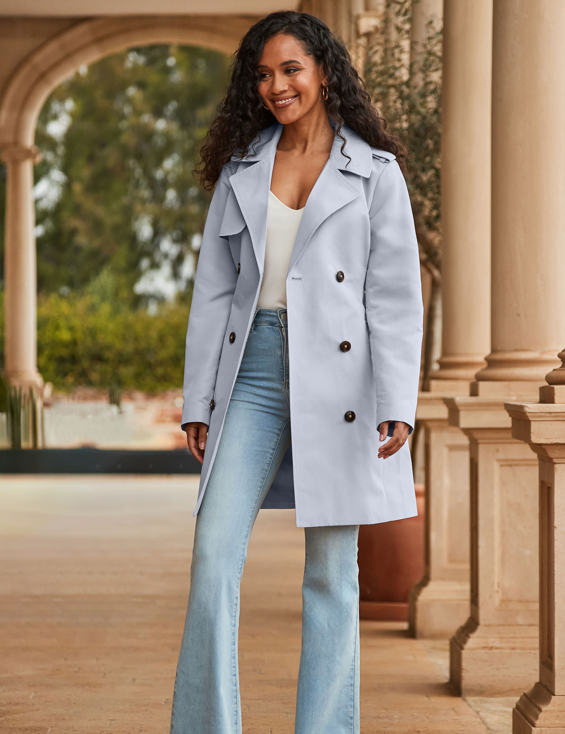 Dasan Long-M Trenchcoat - Prairie Sand