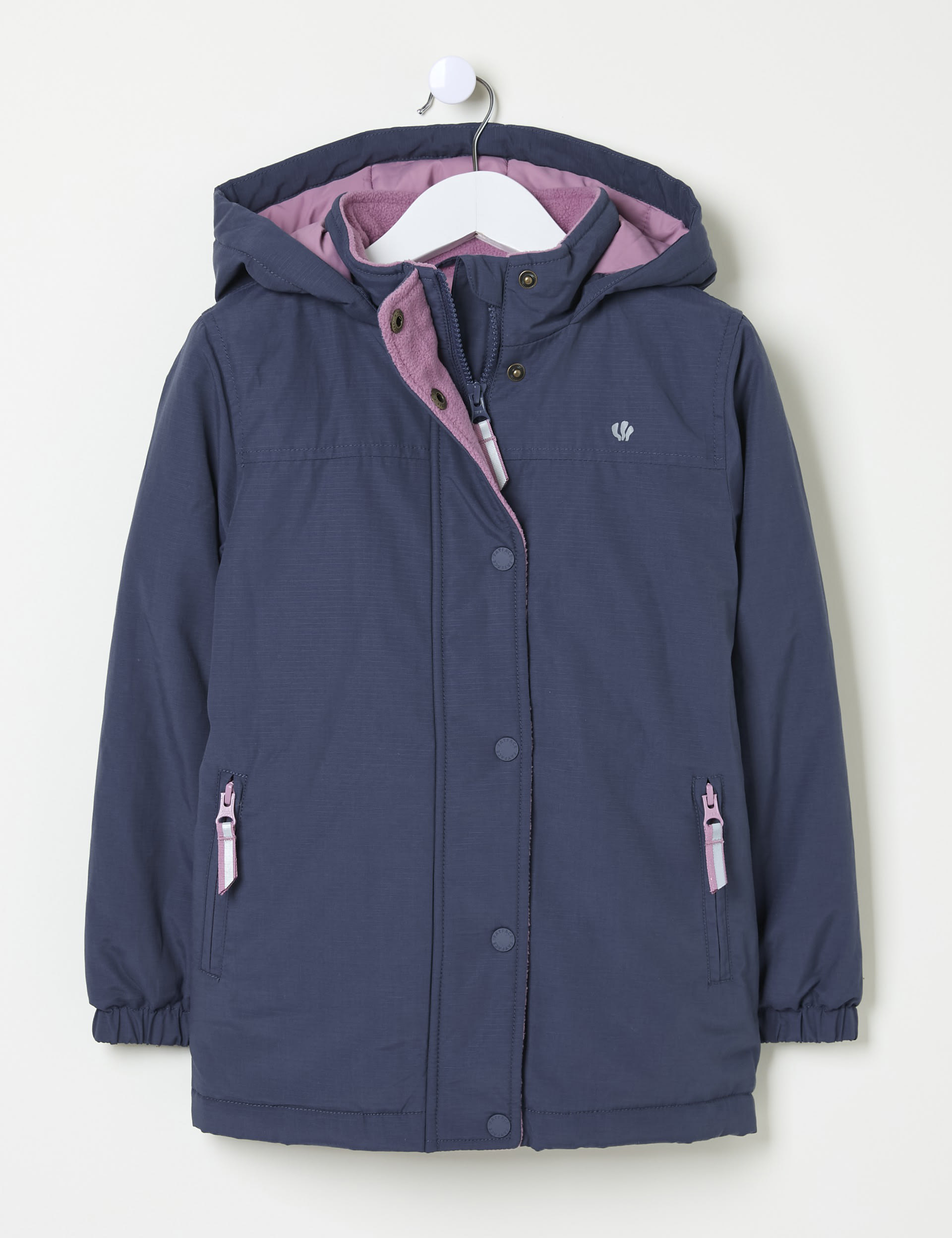 Cotton Rich Hooded Padded Jacket (3-13 Yrs) | FatFace | M&S