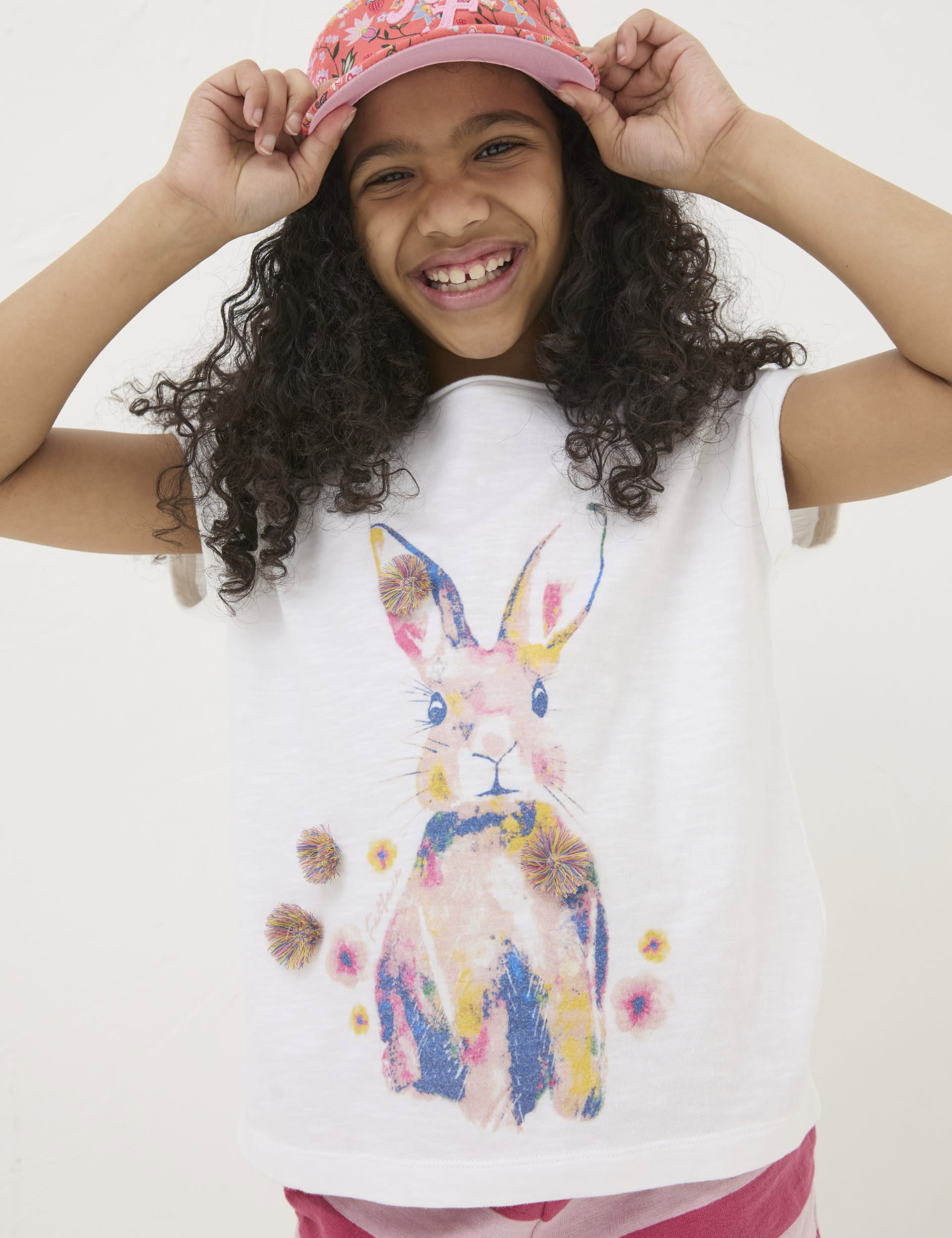 Pure Cotton Bunny T-Shirt (3-13 Yrs) | FatFace | M&S