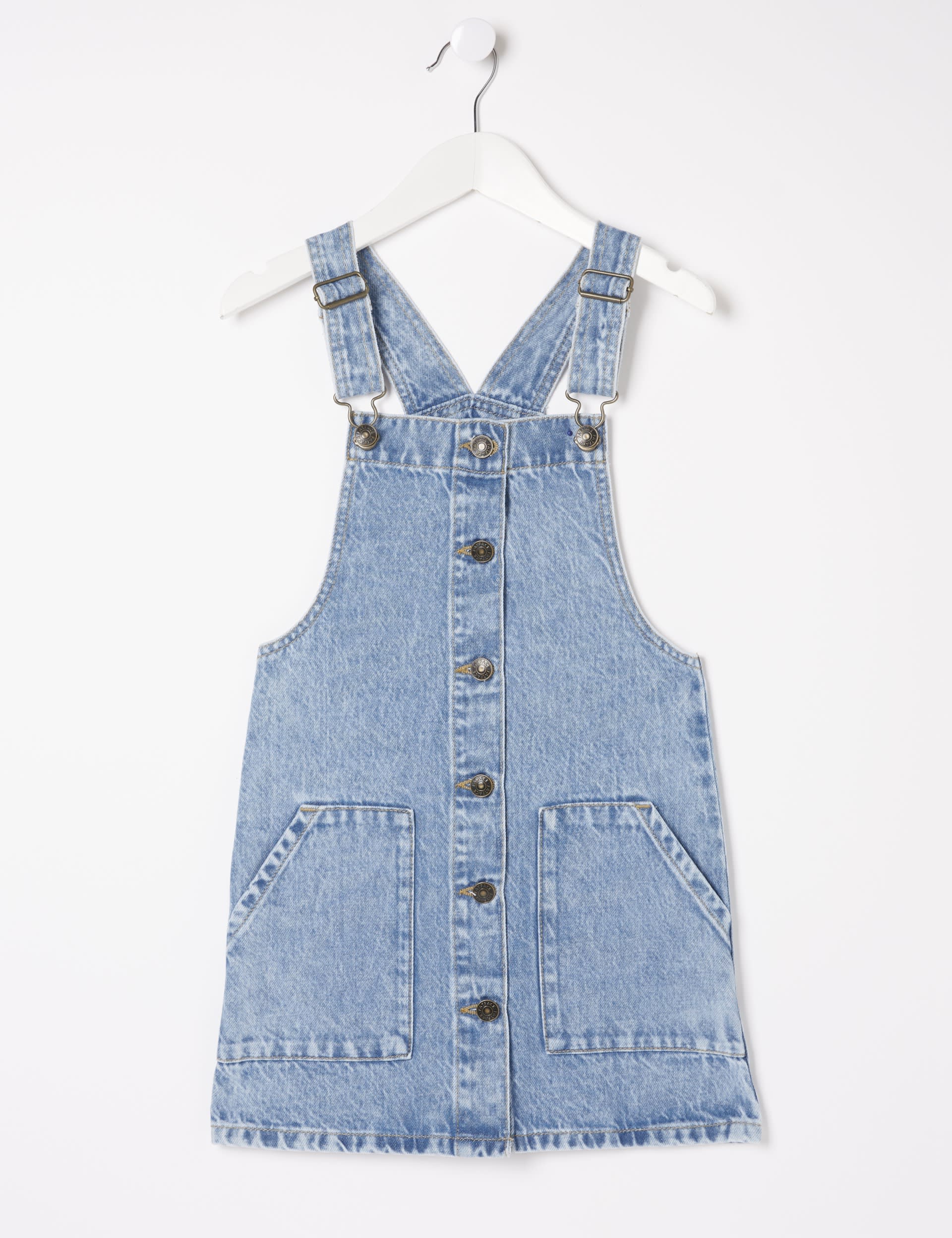 Fat face pinafore denim dress online