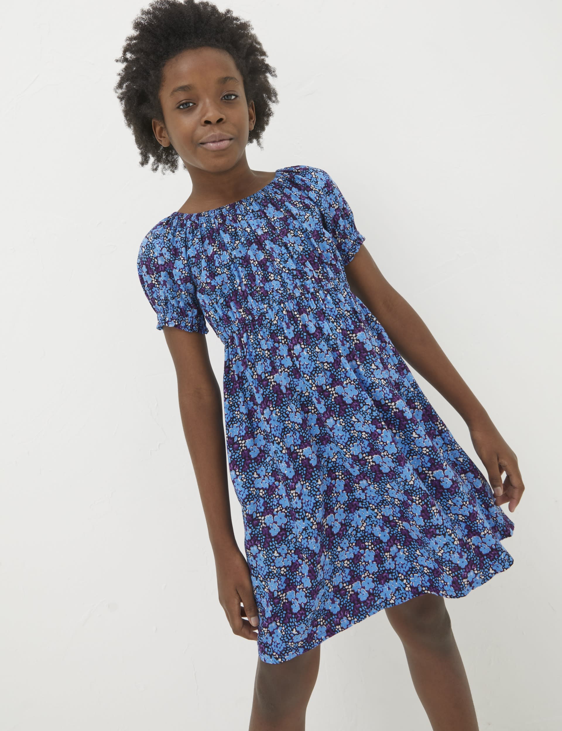 Floral Dress (3-13 Yrs) | FatFace | M&S