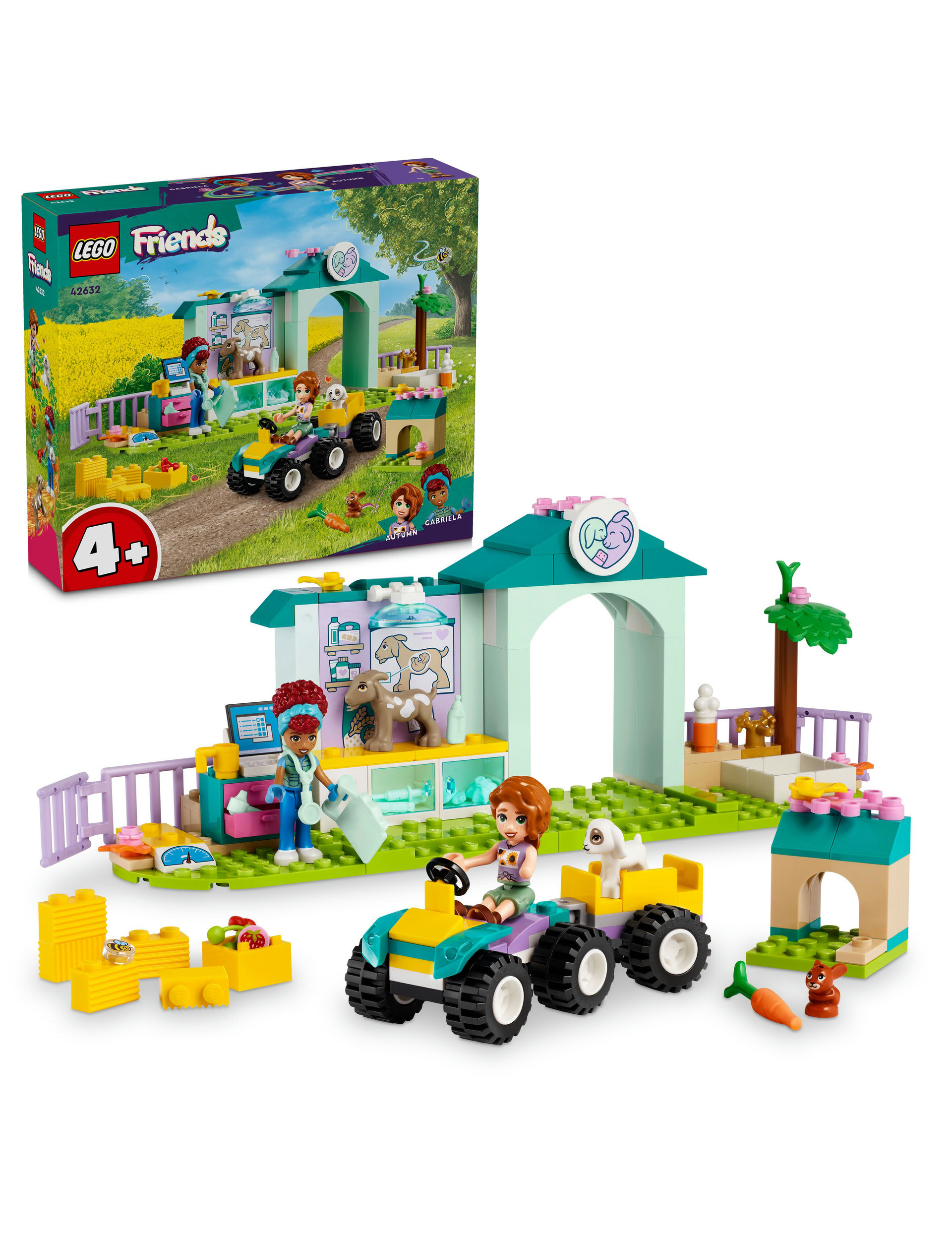 LEGO Friends Farm Animal Vet Clinic Toy 42632 4 Yrs Lego M S