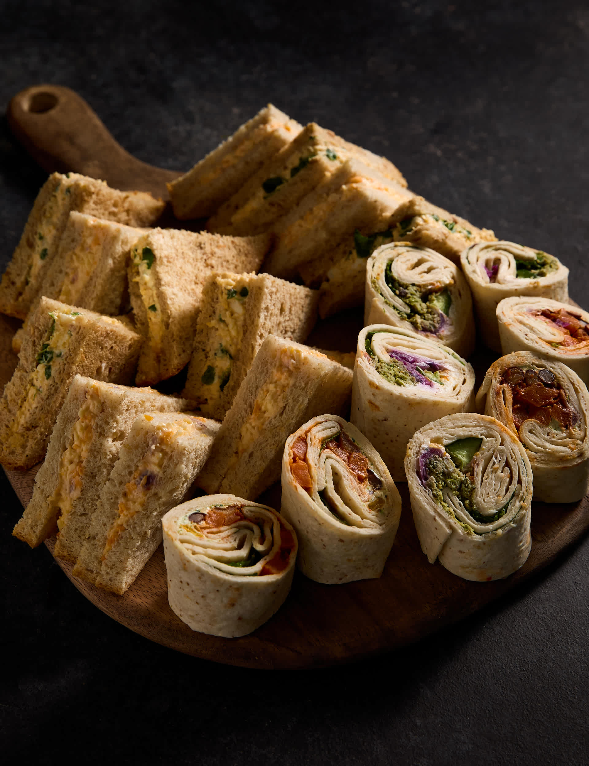 Vegetarian Sandwich & Wrap Selection (20 Pieces)