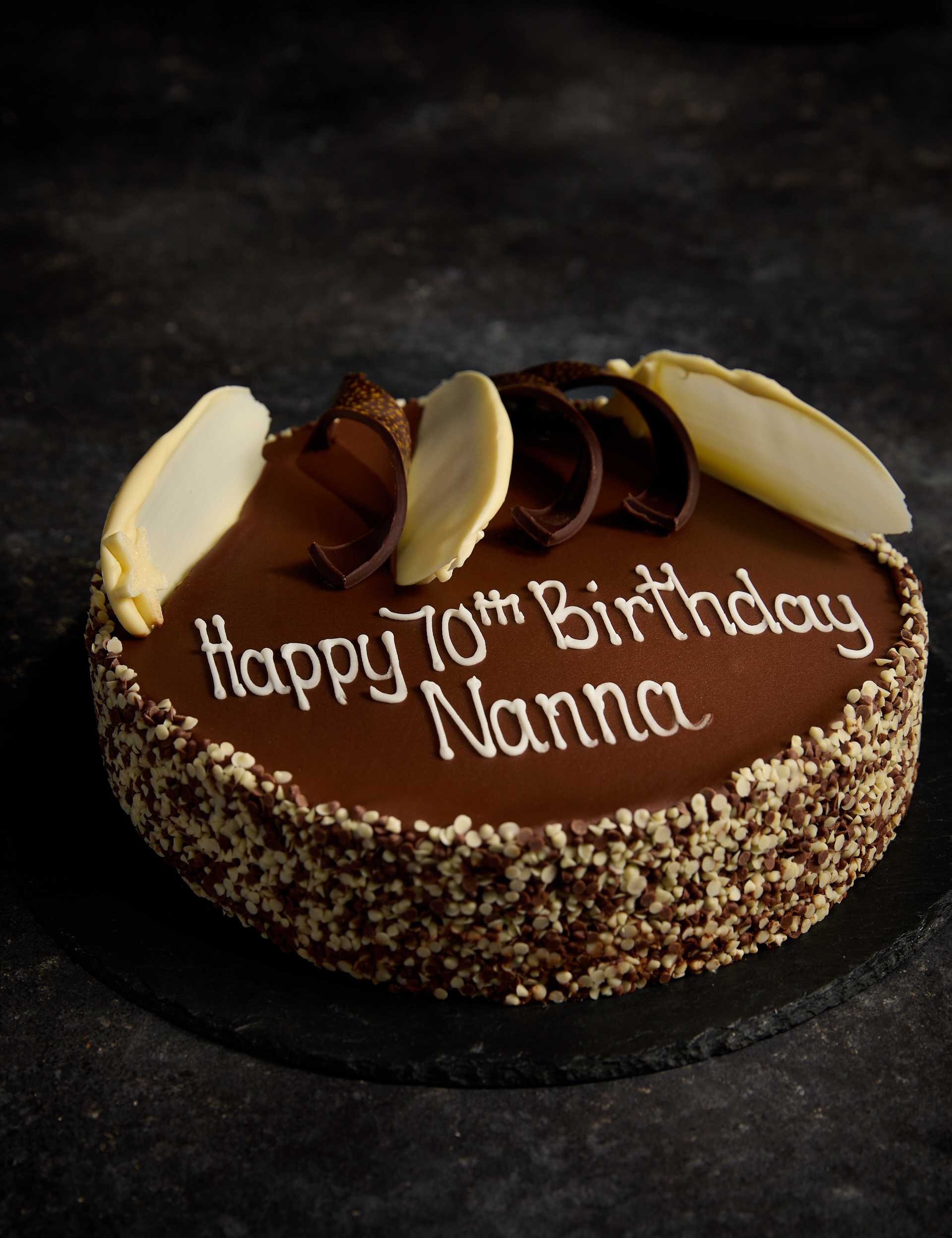 Personalised Extremely Chocolatey Party Cake (Serves 25)