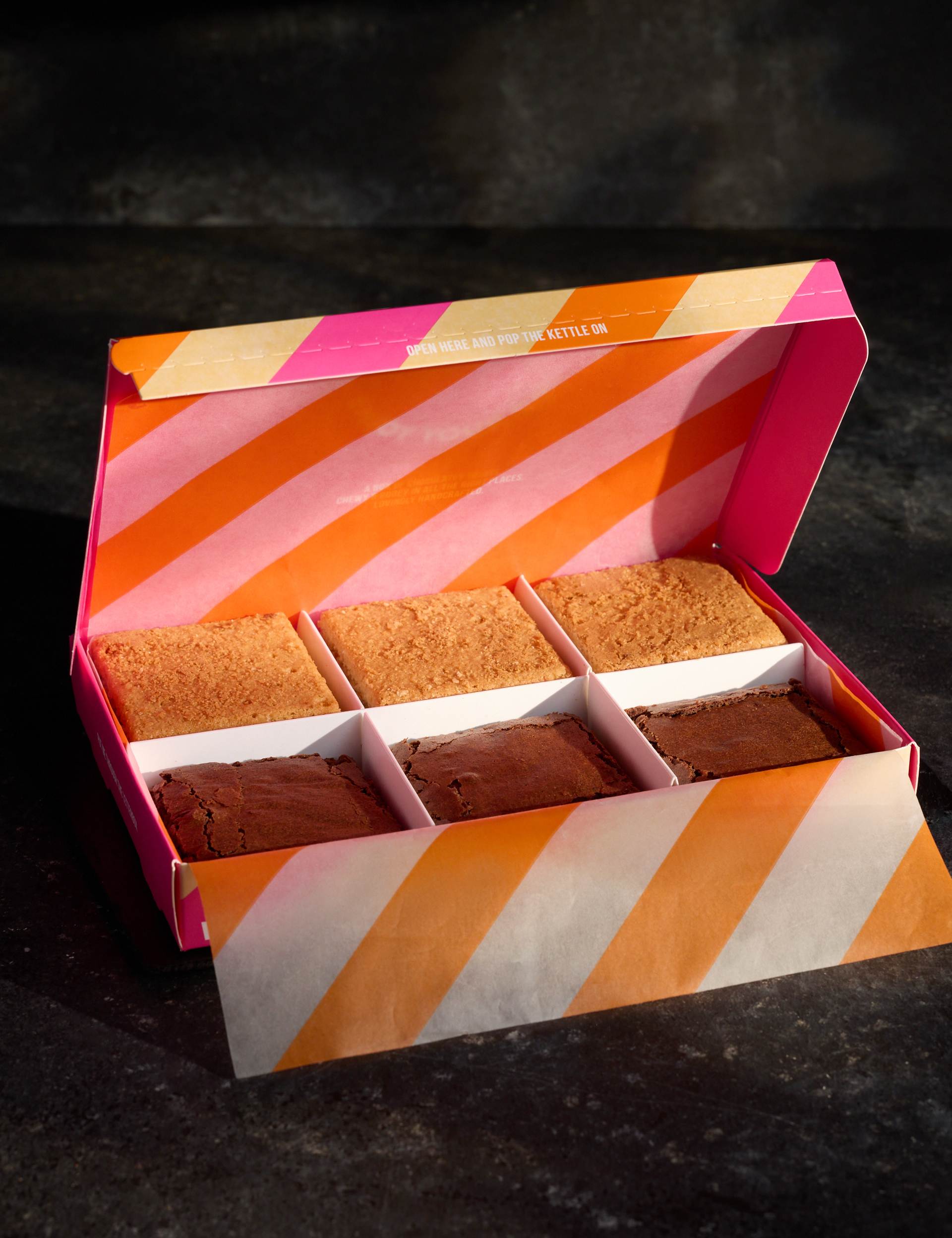 3 Indulgent Chocolate Brownies & 3 Blondies Letterbox Gift