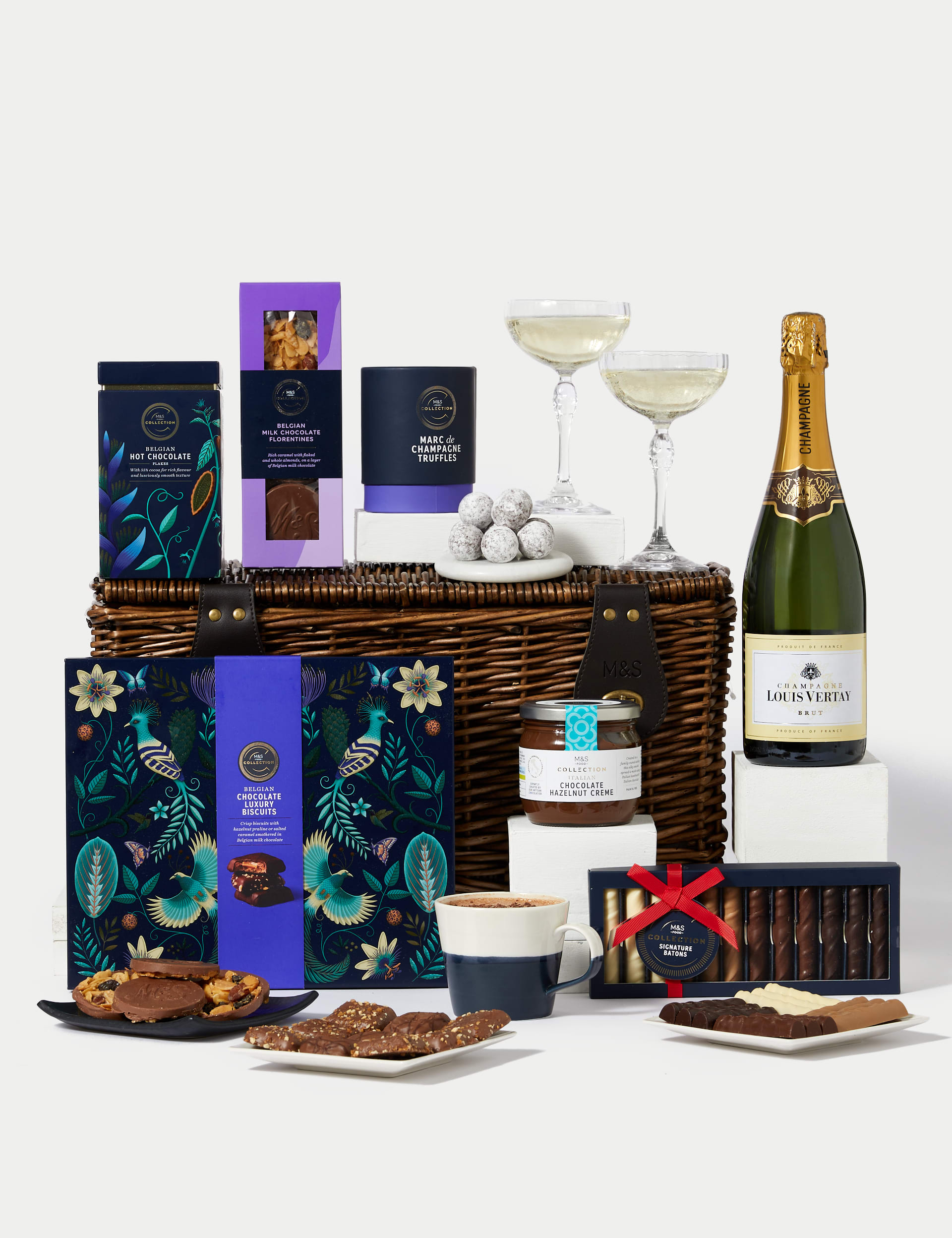 The Collections Chocolate & Champagne Hamper | Collection | M&S