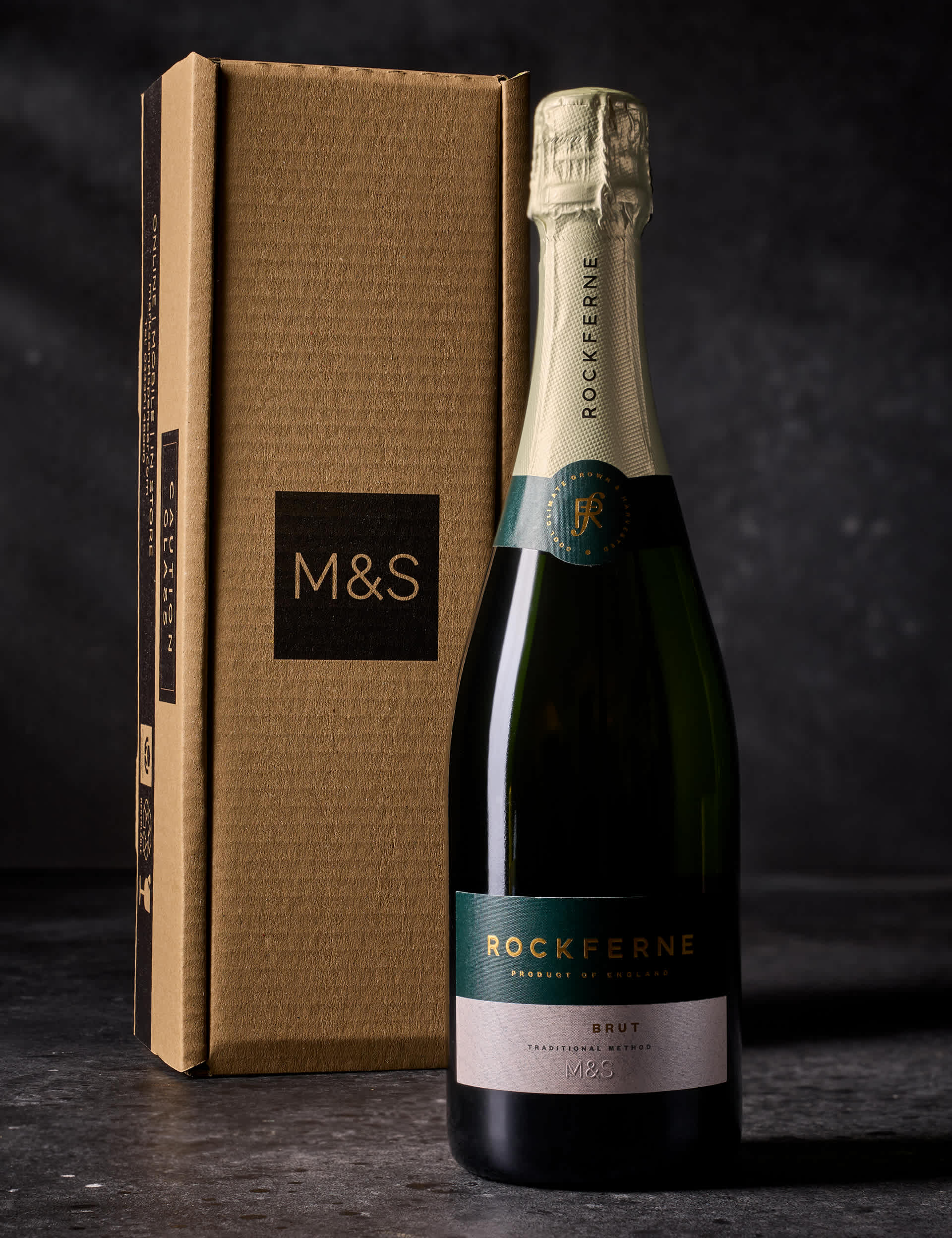 Rockferne Brut English Sparkling Single Bottle Gift