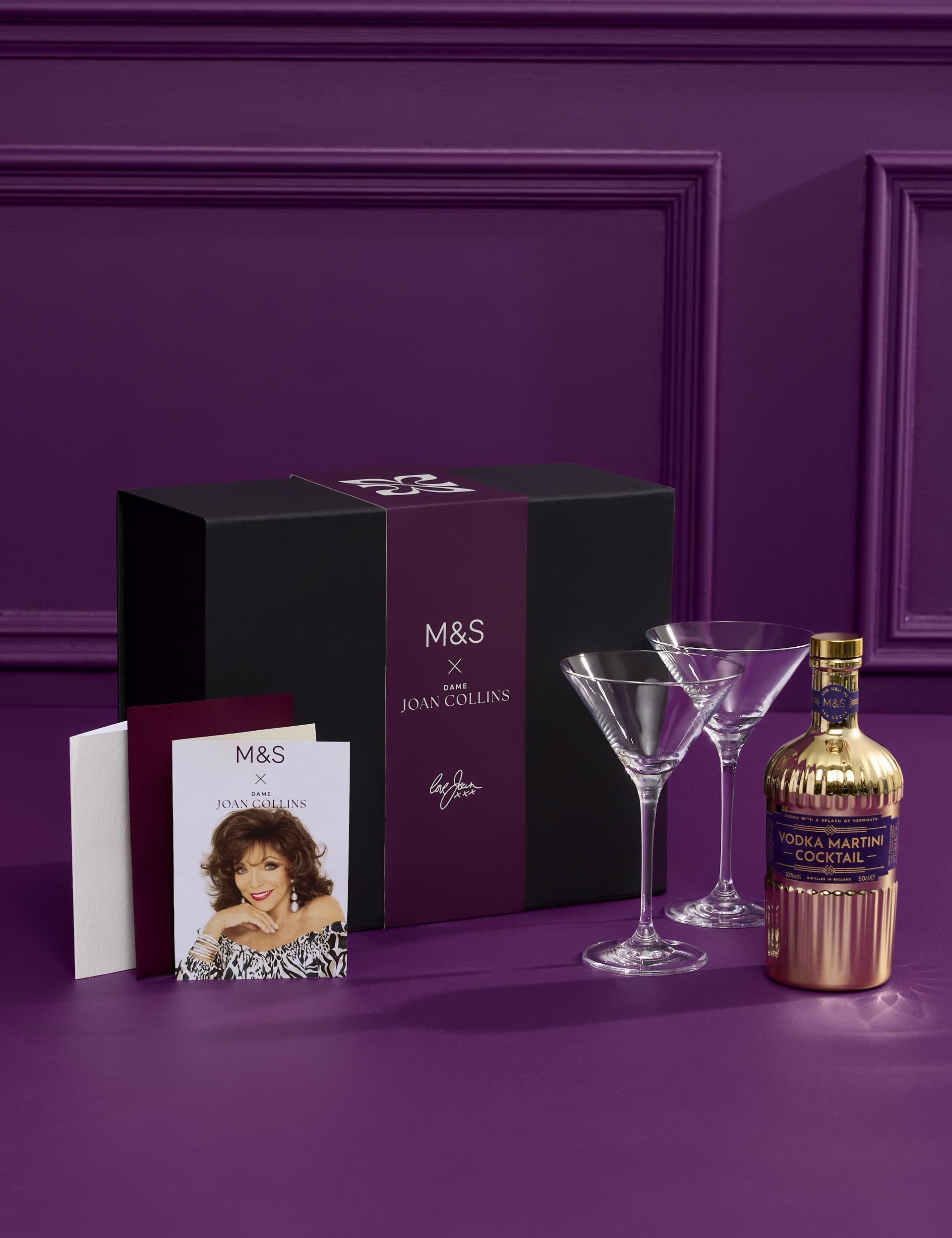 The Dame Joan Collins Vodka Martini Gift
