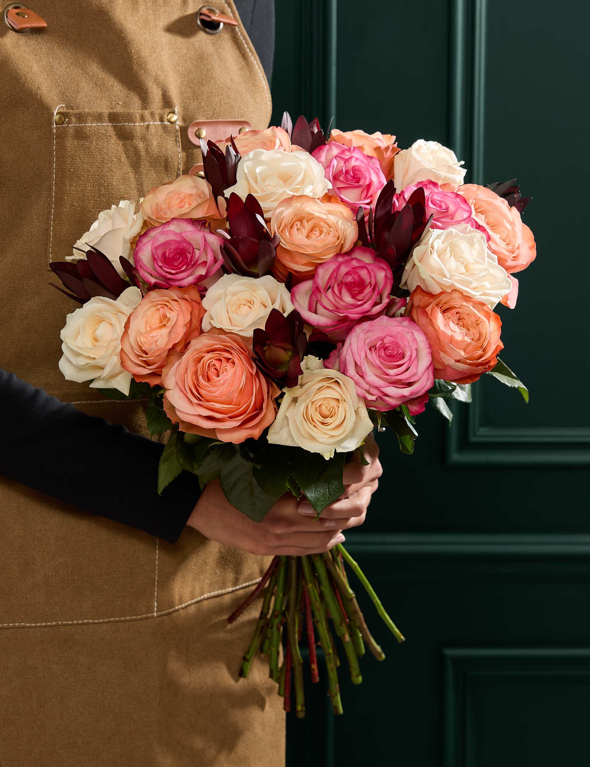 Rose & Leucodendrum Bouquet
