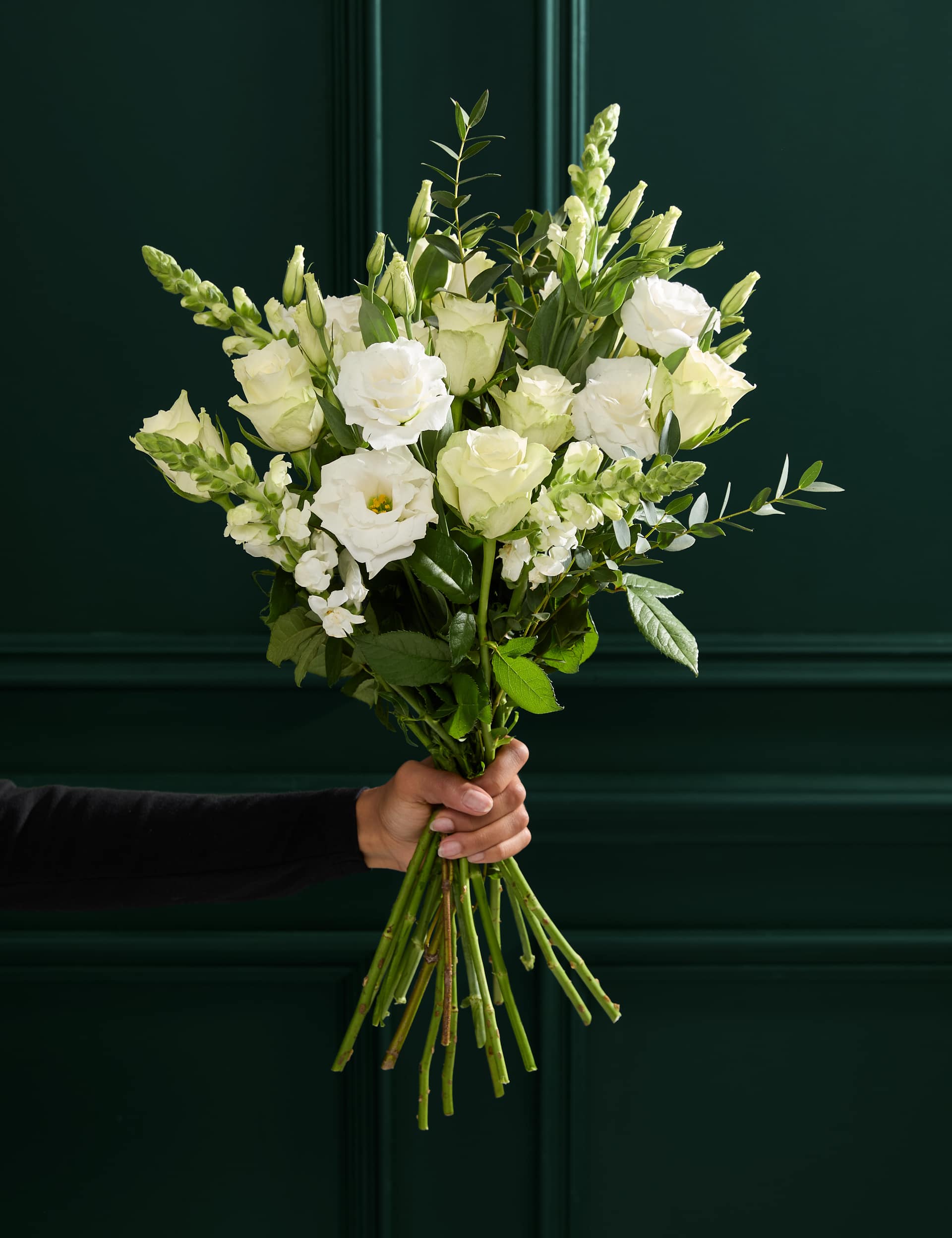 White Rose & Lisianthus Bouquet