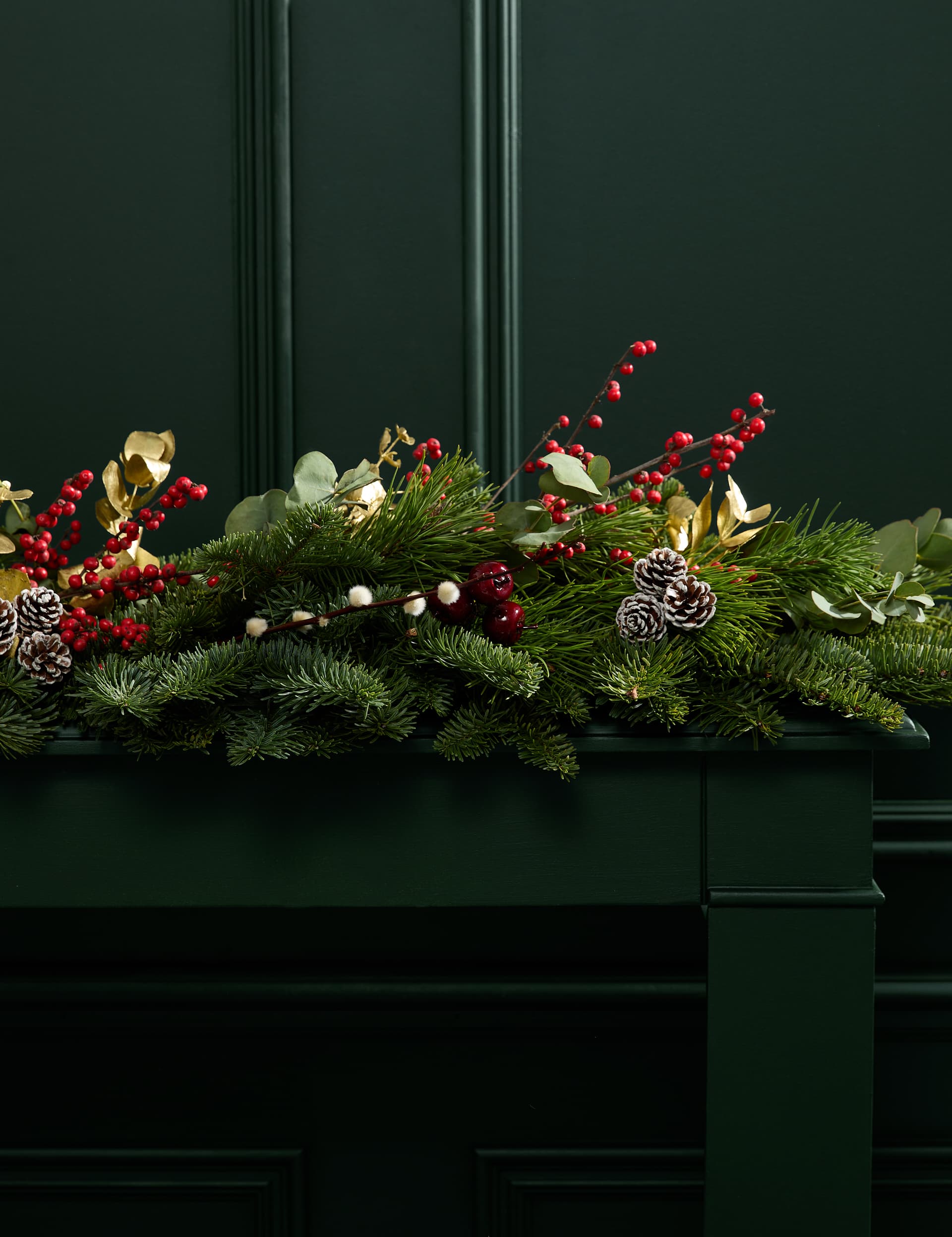 Real Festive Red Garland