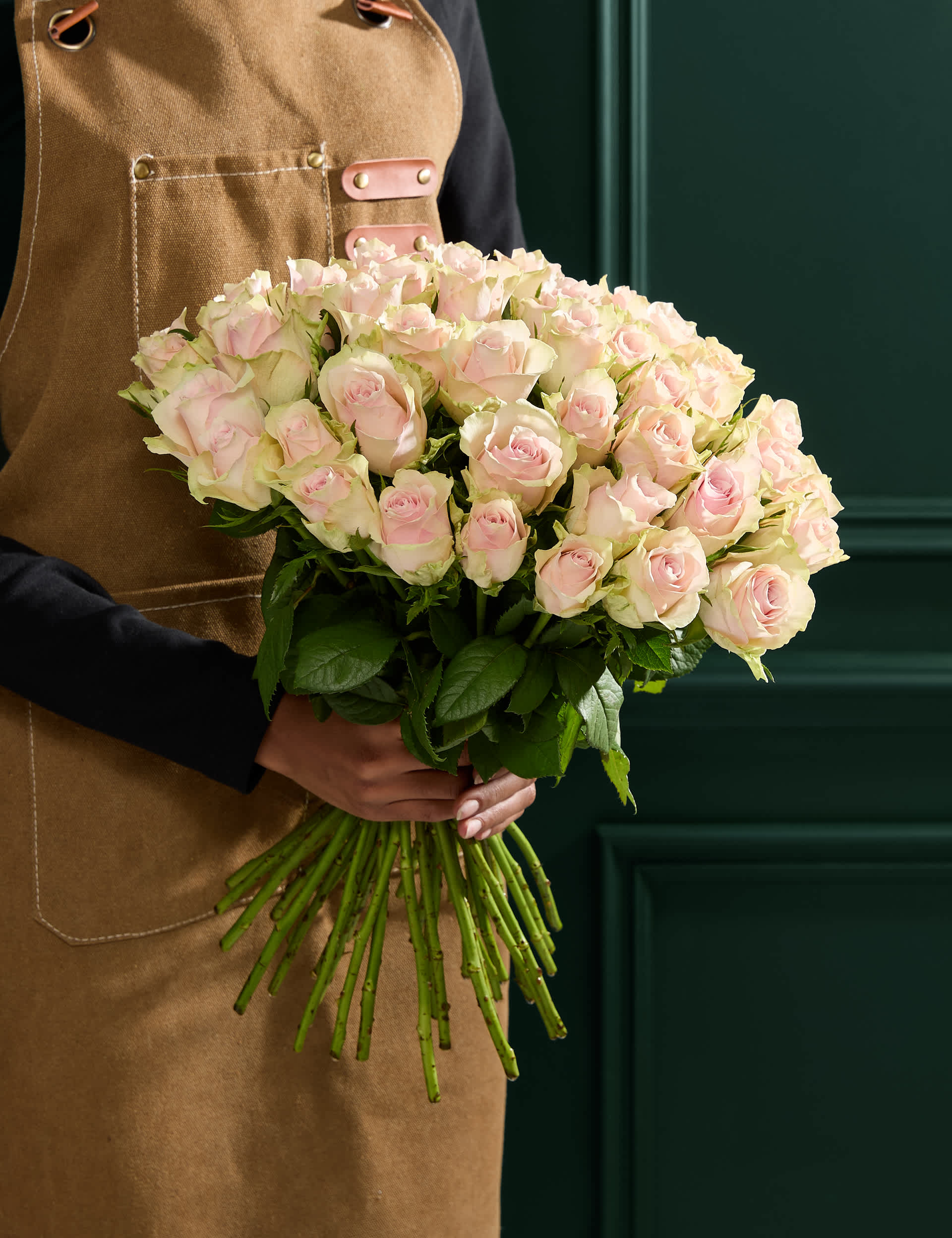 Large Blush Rose Abundance Bouquet