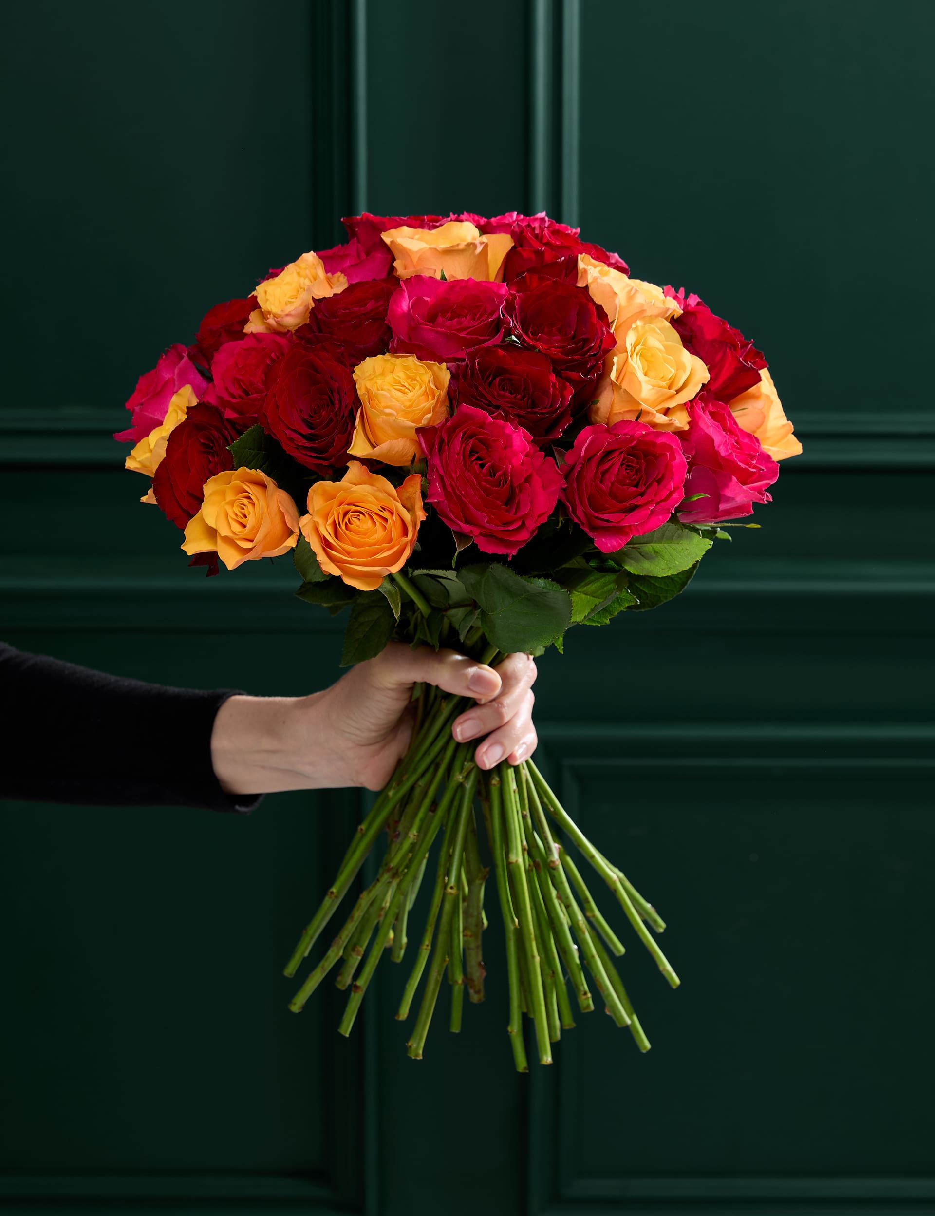 Medium Radiant Rose Abundance Bouquet