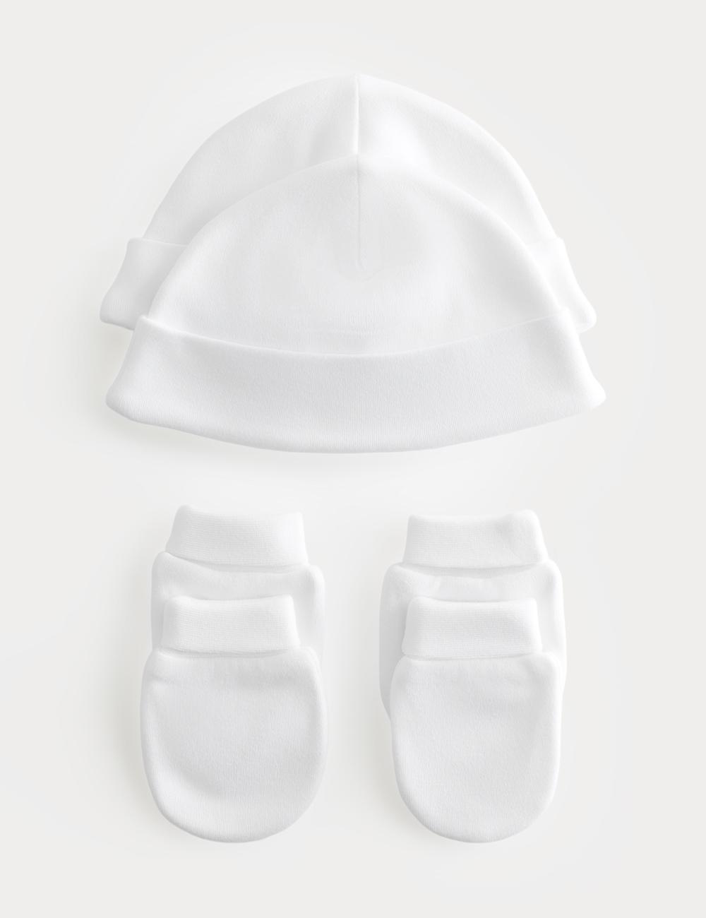 4 Pack Hat and Mittens Set