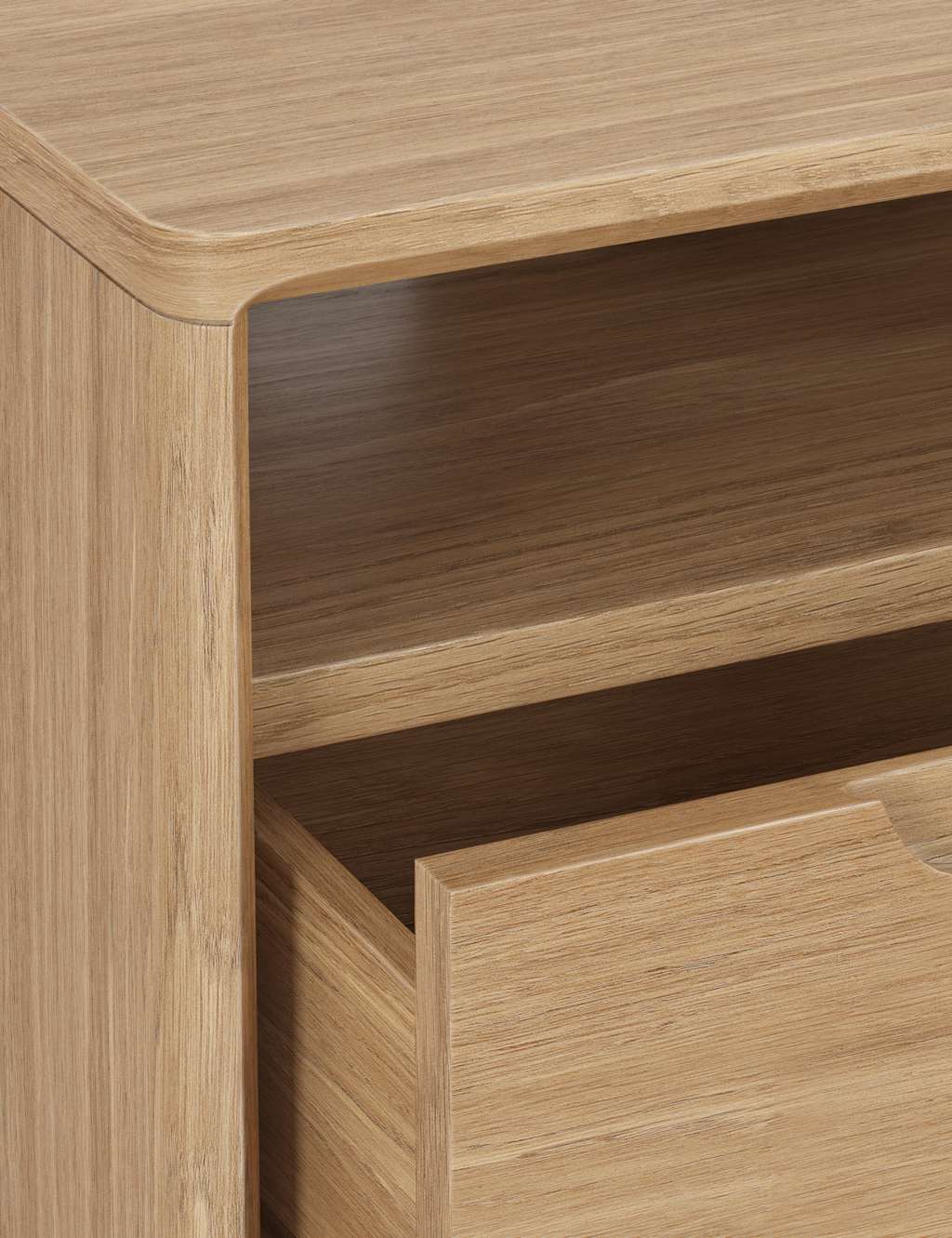 Nord 1 Drawer Bedside Table 3 of 8