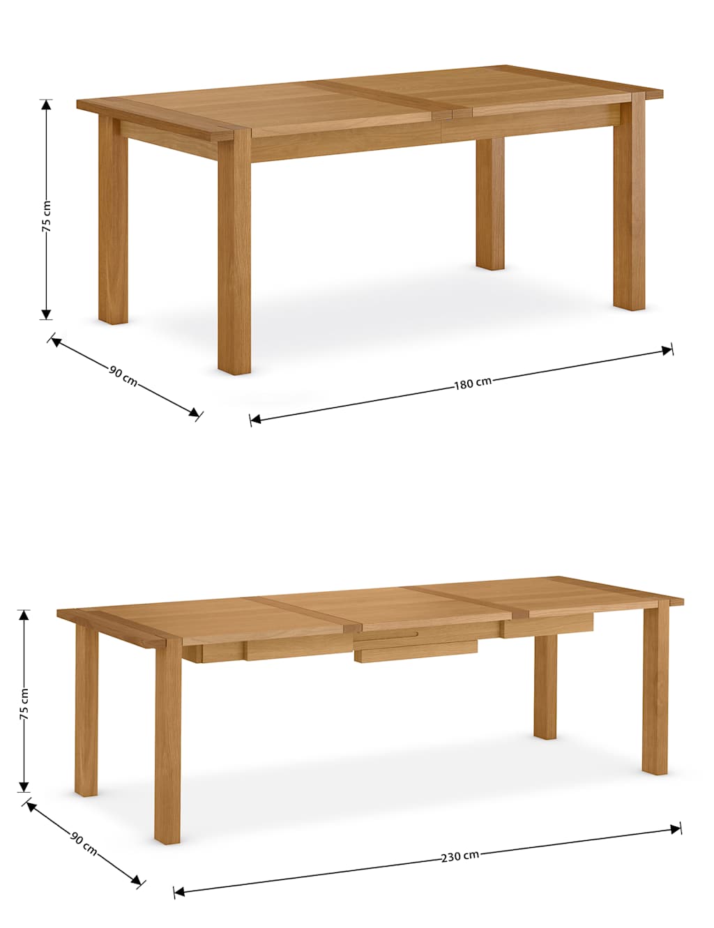 Sonoma™ 8-10 Seater Extending Dining Table 8 of 9