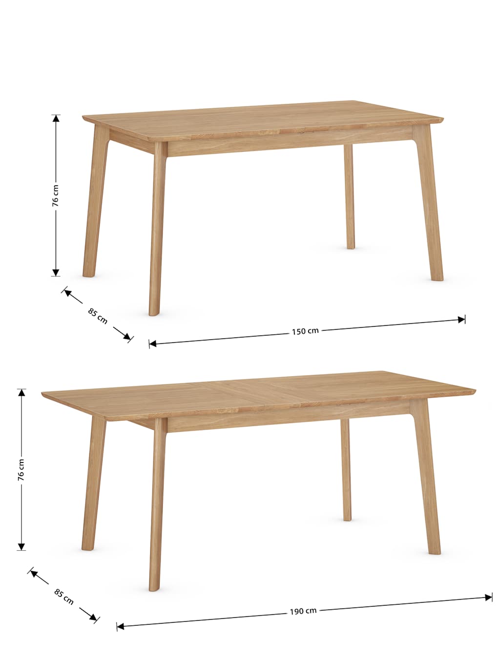 Nord 6-8 Seater Extending Dining Table 5 of 6