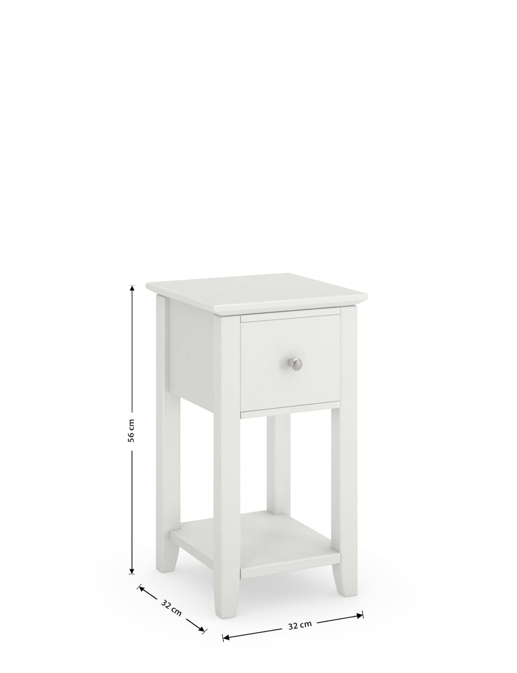 Set of 2 Hastings 1 Drawer Slim Bedside Tables 8 of 9