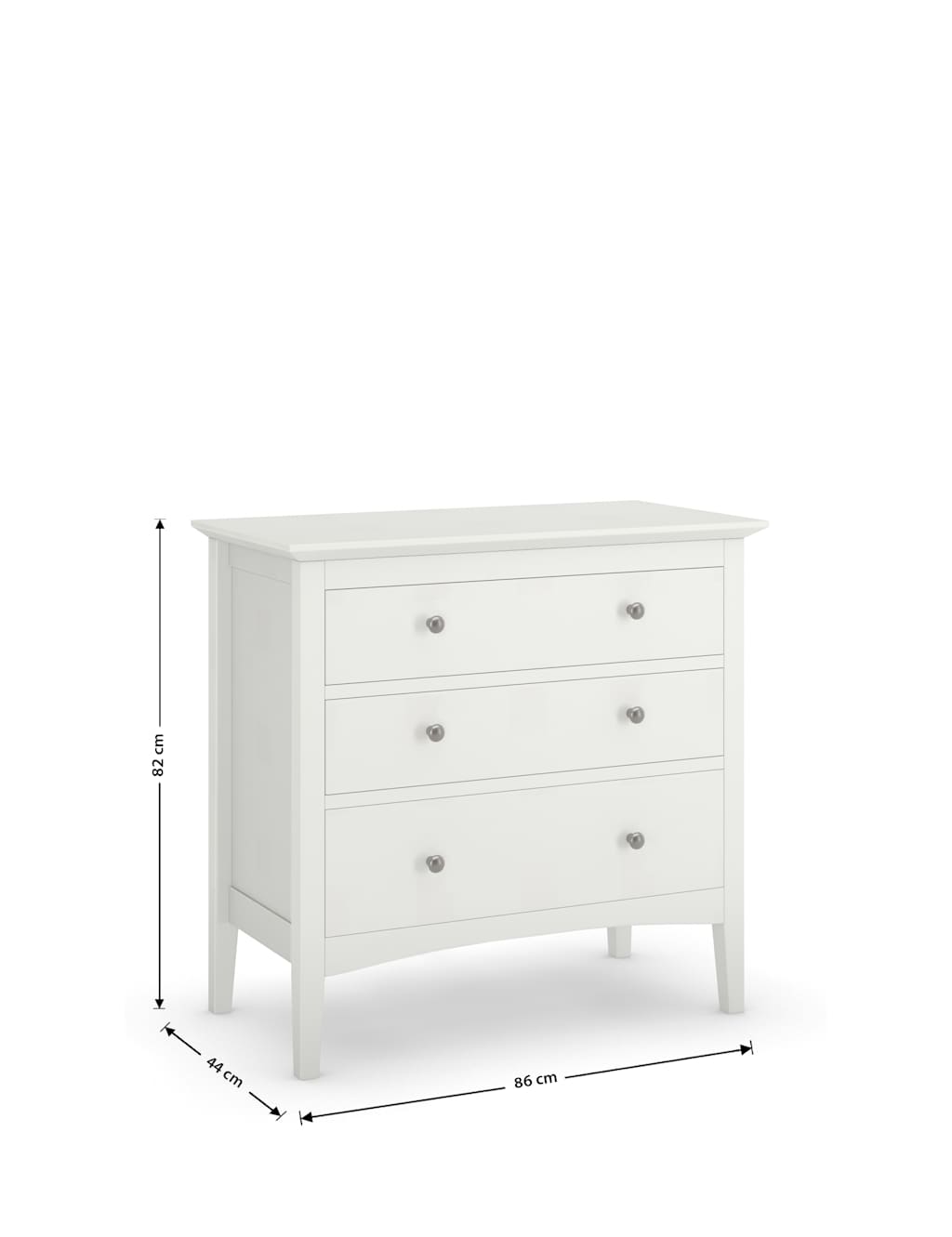 Hastings 3 Drawer Chest 8 of 8