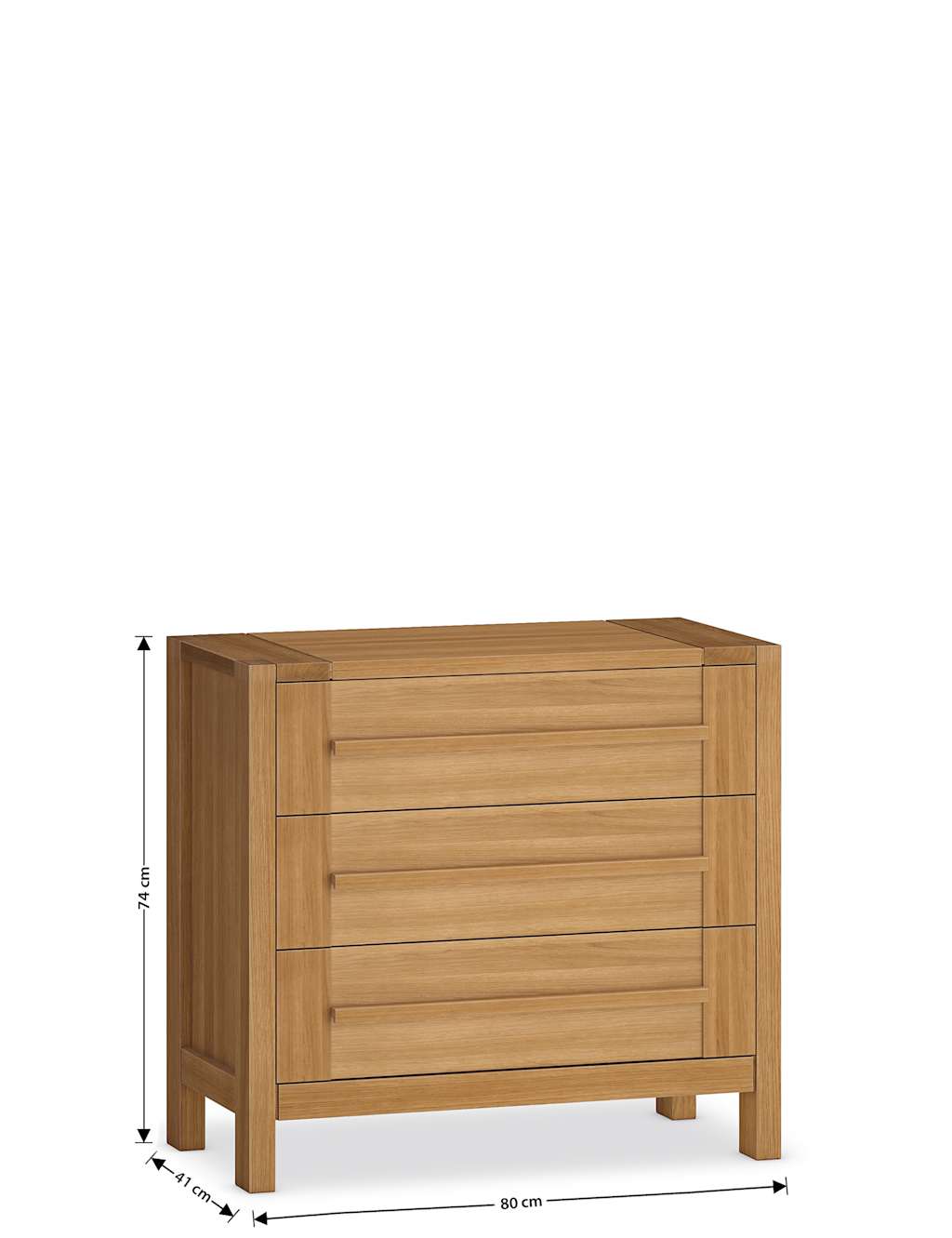 Sonoma™ Narrow 3 Drawer Chest 9 of 9