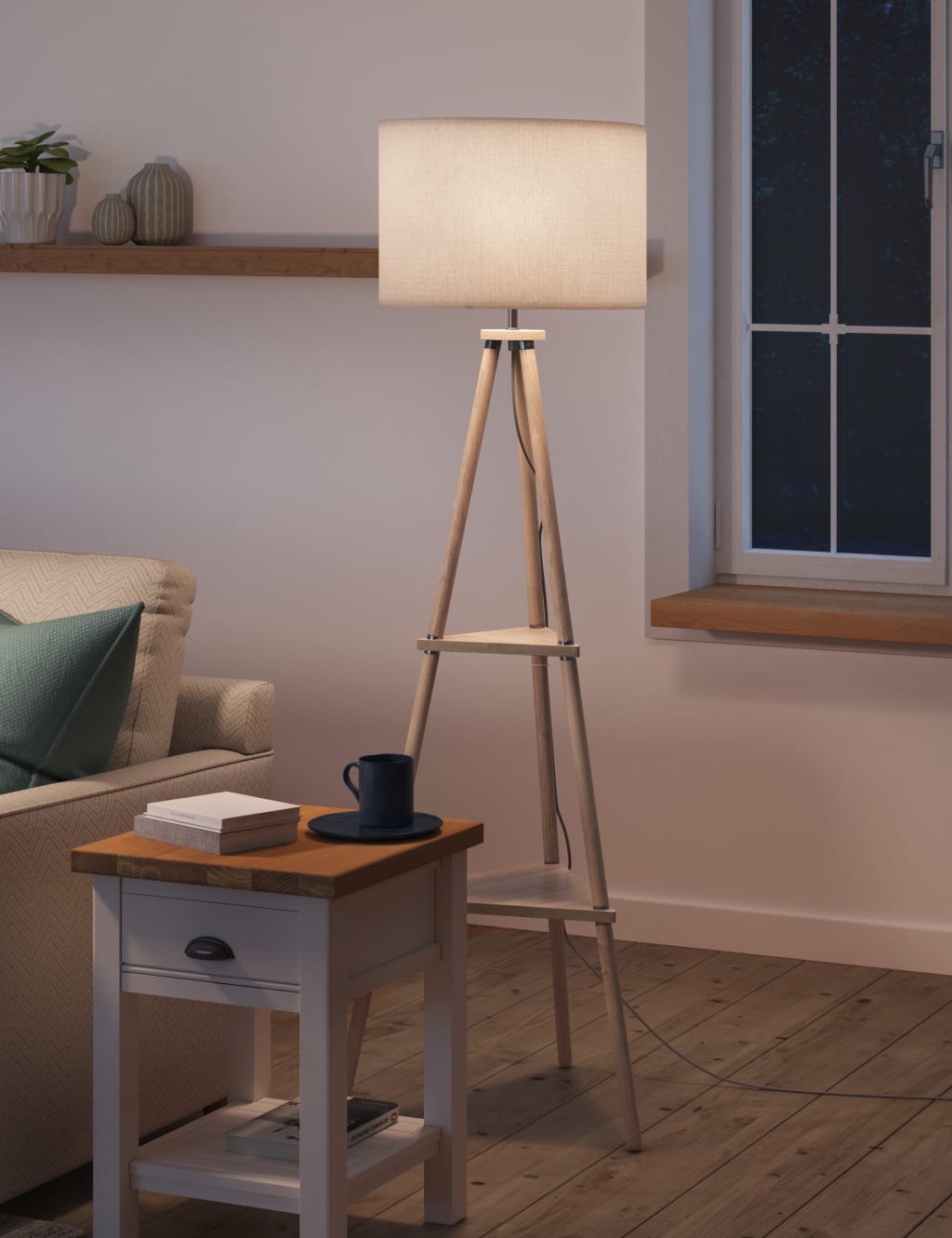 Marks and spencer standard lamps on sale