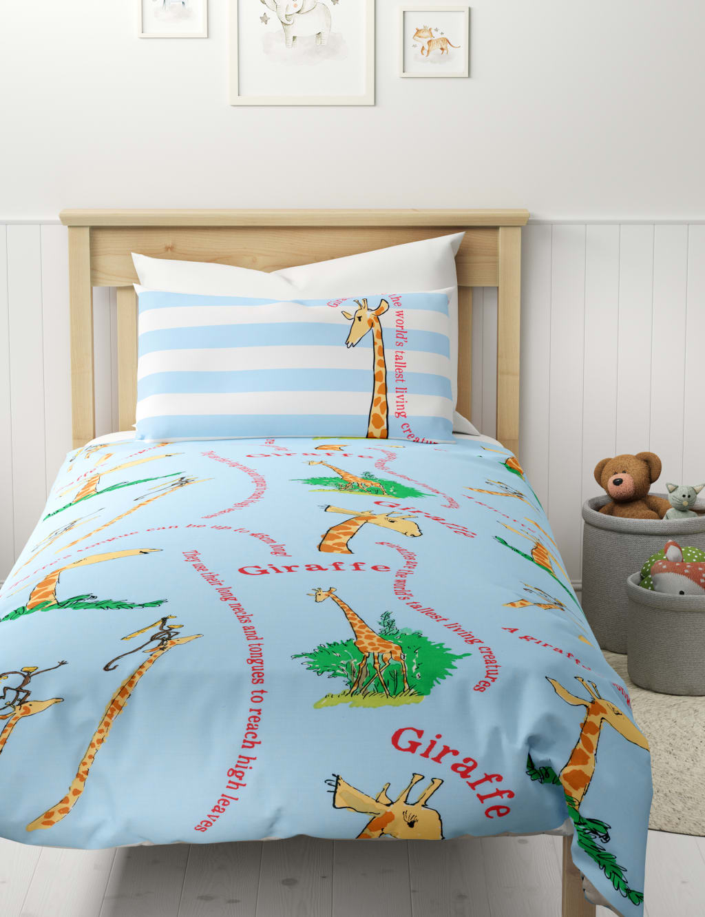 Pure Cotton Giraffe Bedding Set 4 of 4