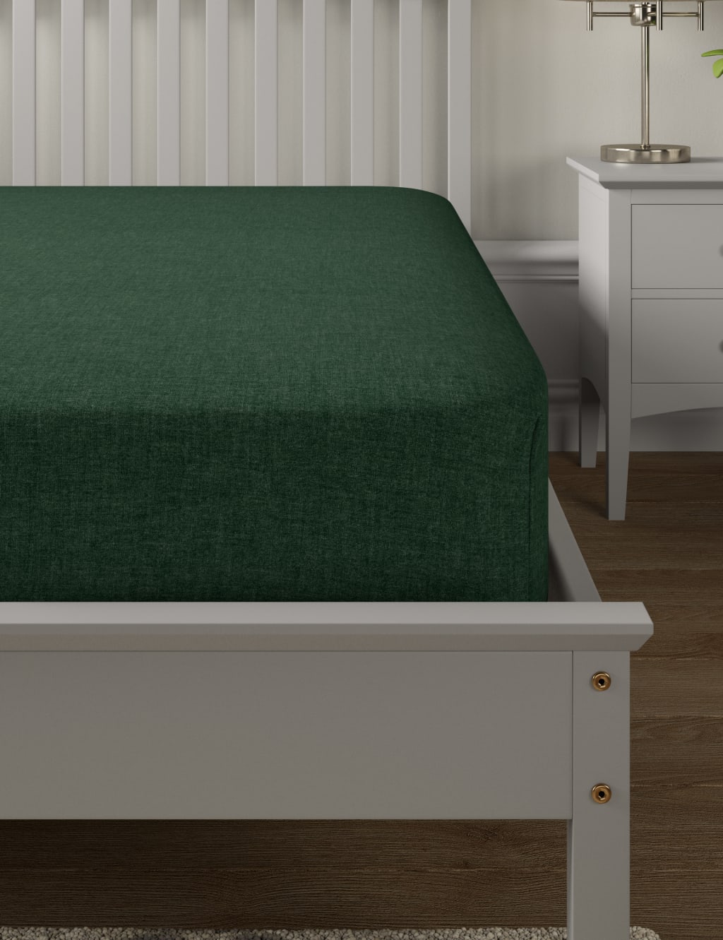 Brushed Cotton Deep Fitted Sheet 1 of 2