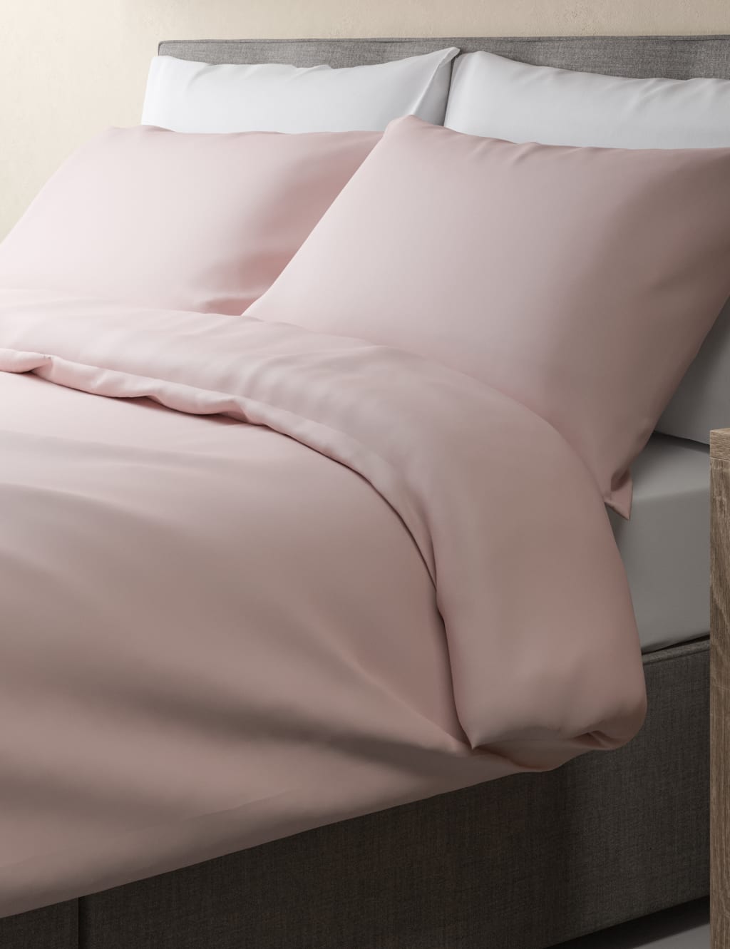 Egyptian Cotton Sateen 400 Thread Count Duvet Cover 2 of 2