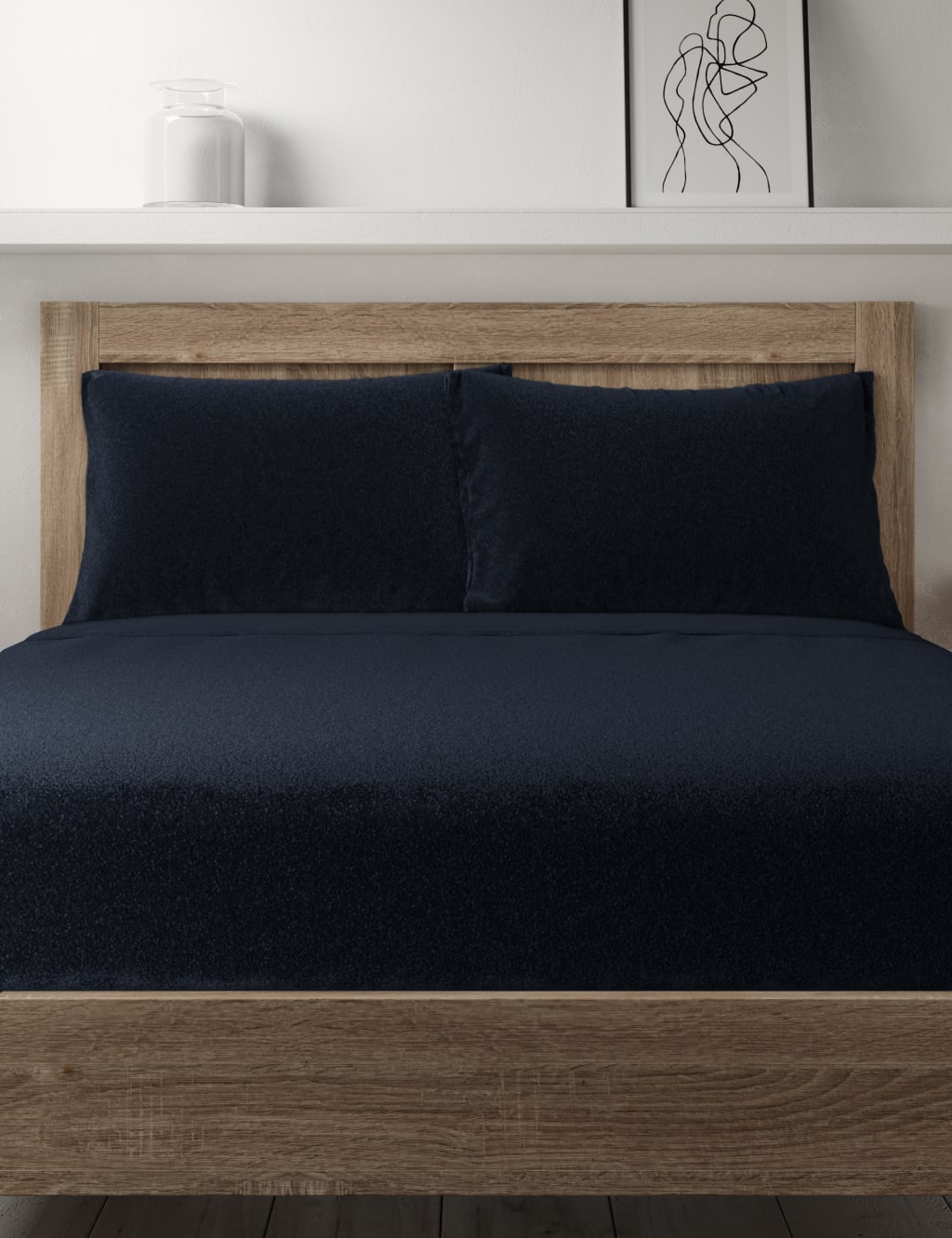 2 Pack Teddy Fleece Standard Pillowcases 1 of 2