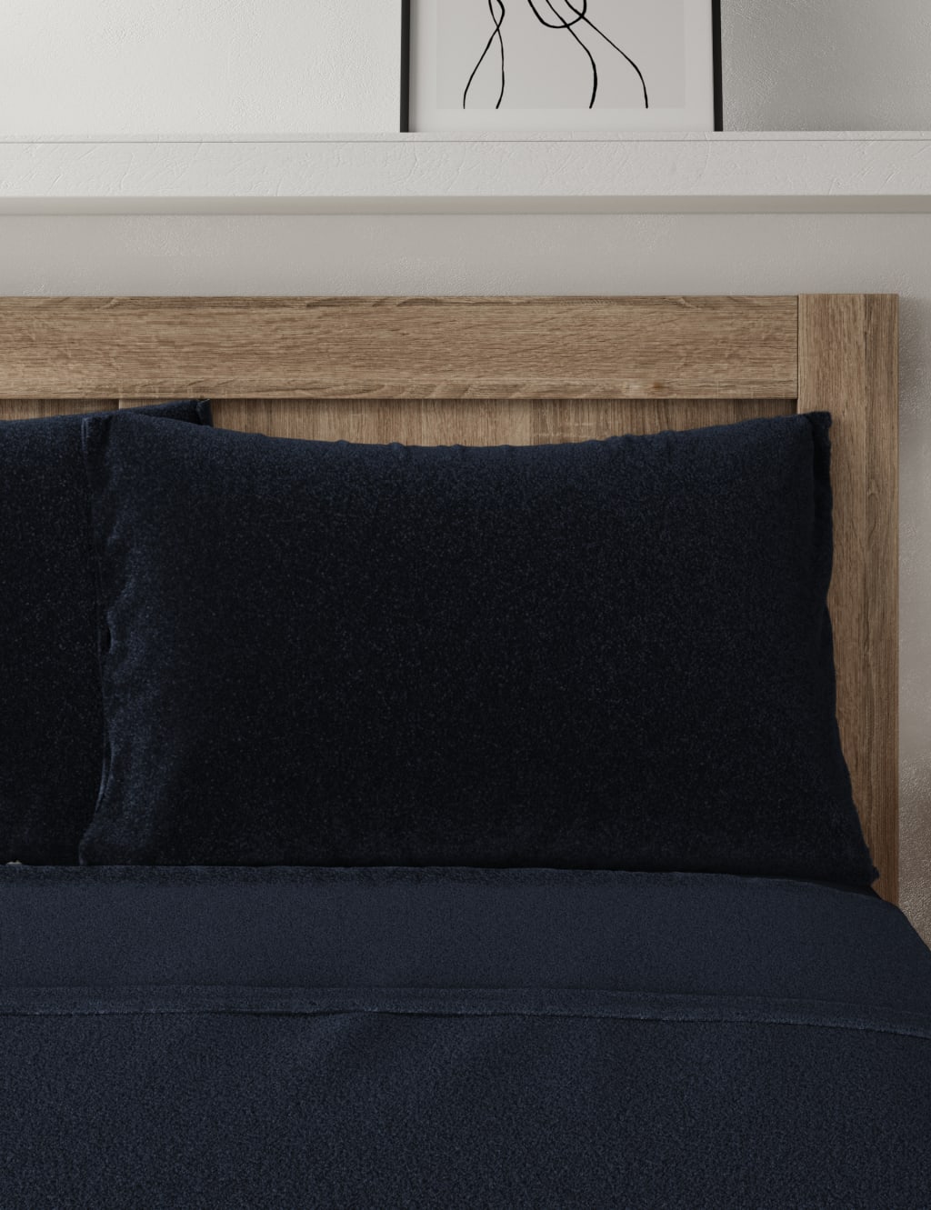 2 Pack Teddy Fleece Standard Pillowcases 2 of 2