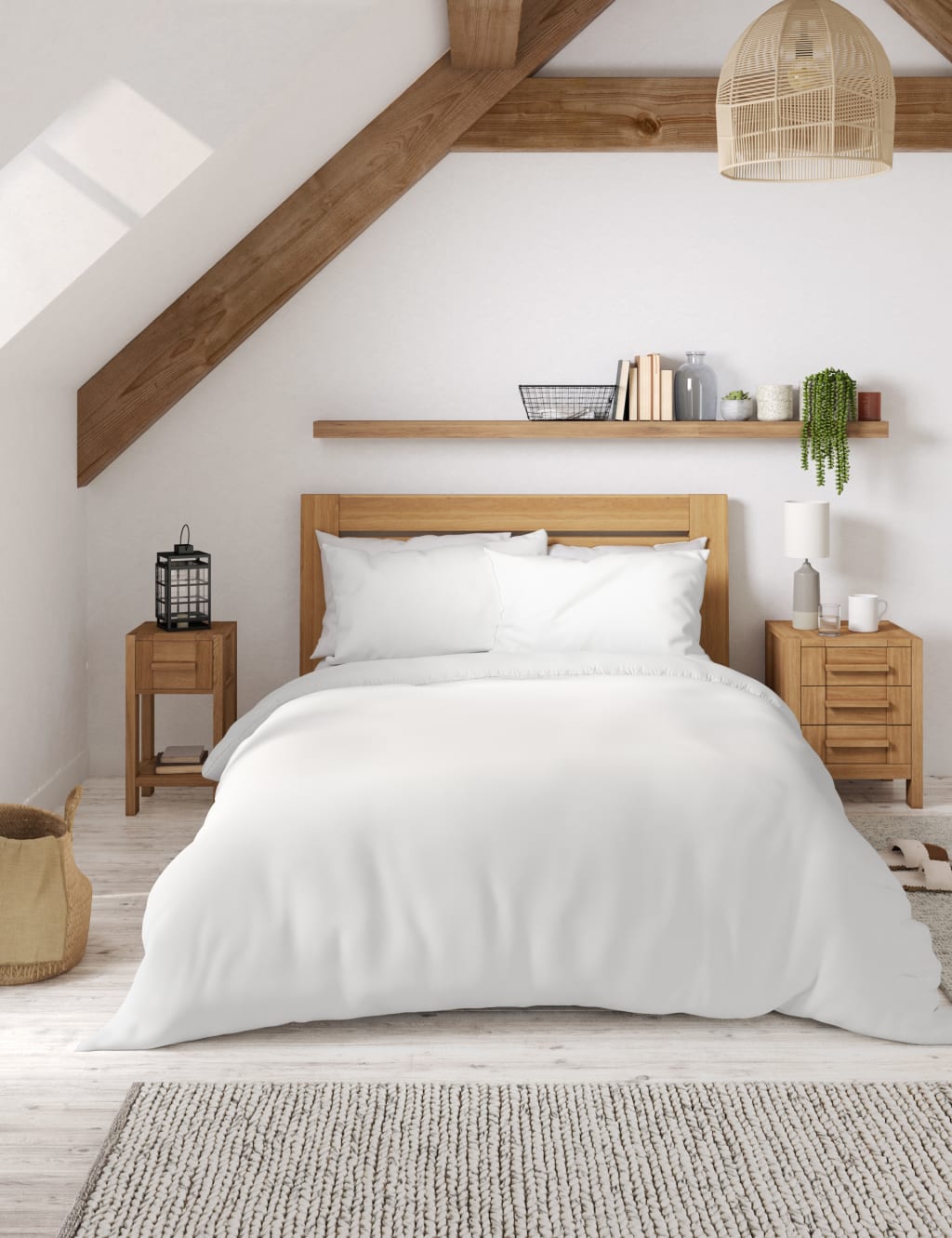 Washed Organic Cotton Bedding Set 4 of 4