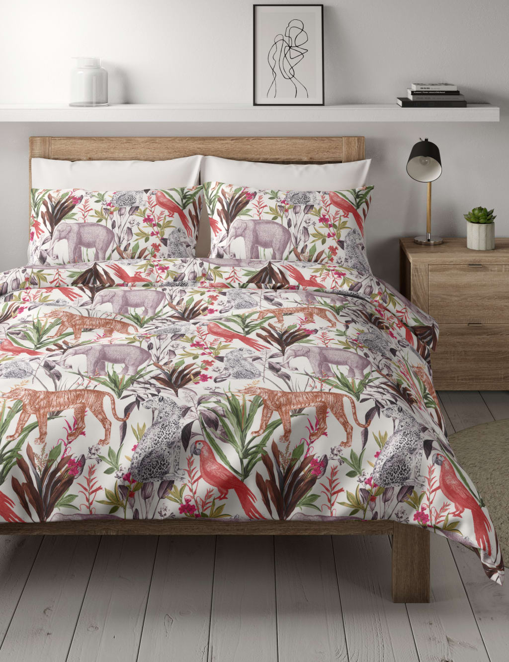 Cotton Rich Jungle Bedding Set 1 of 4