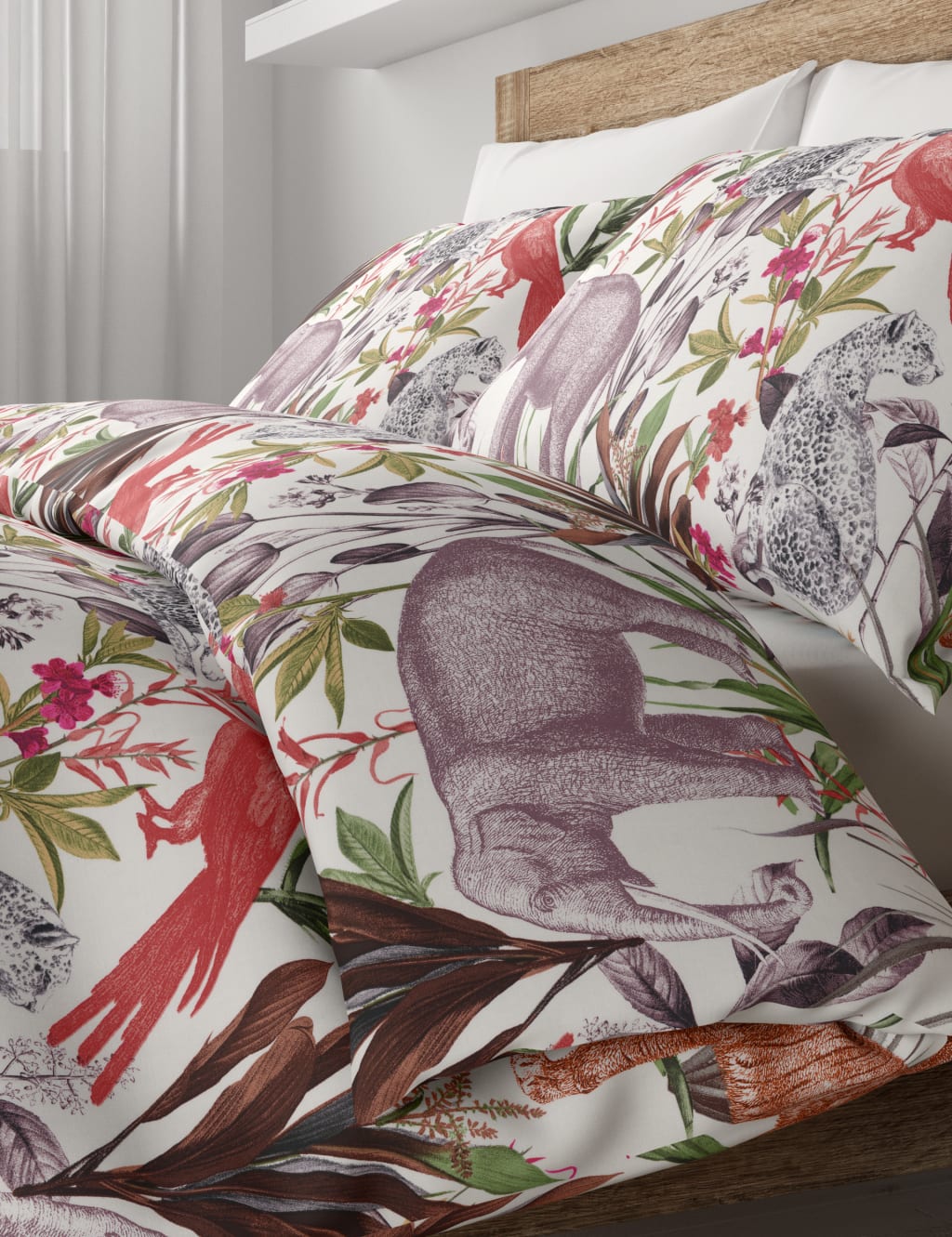 Cotton Rich Jungle Bedding Set 3 of 4