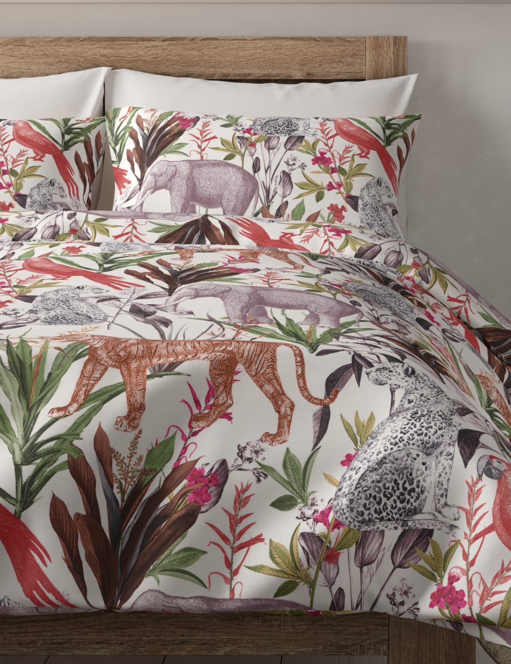 Cotton Rich Jungle Bedding Set 4 of 4