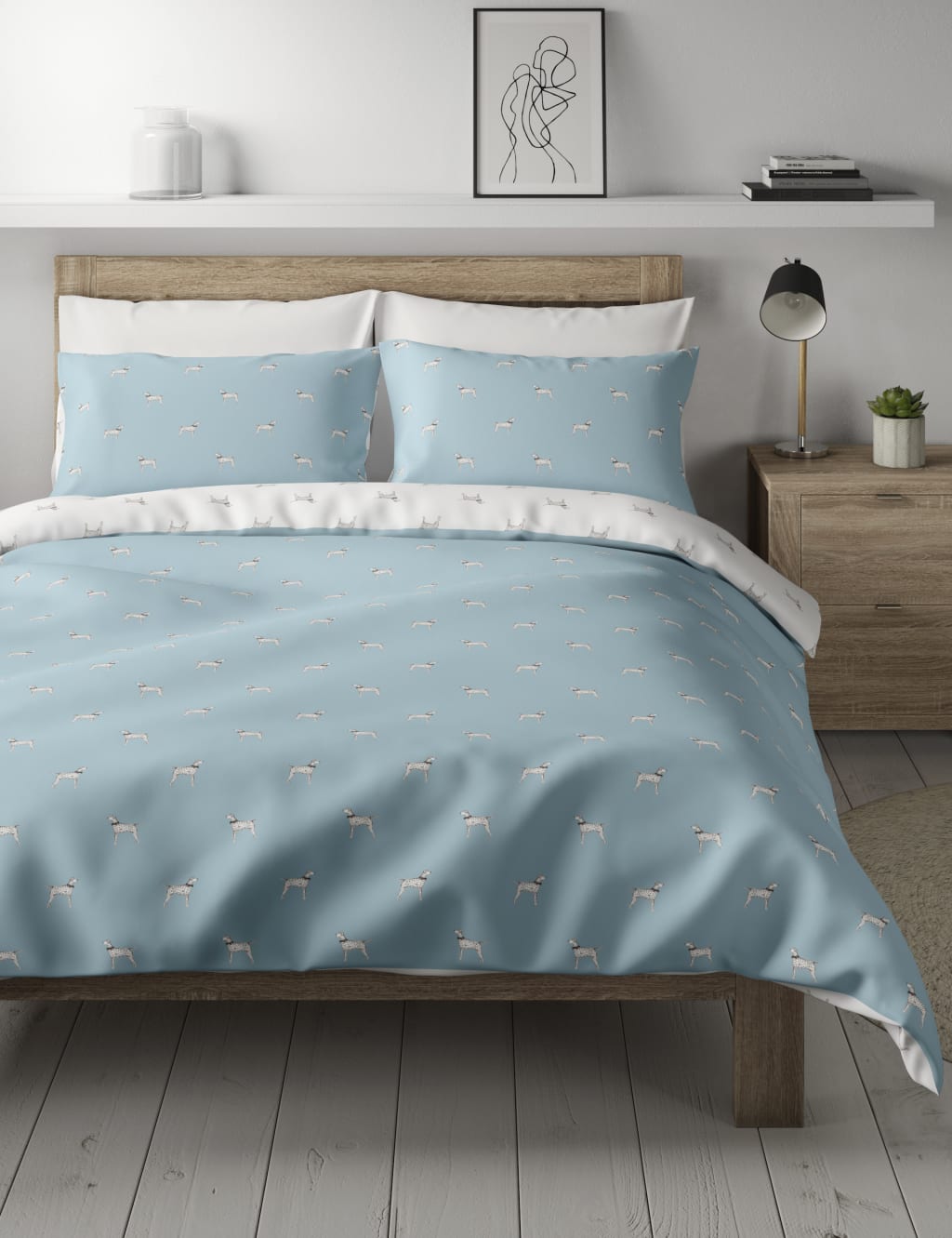 Cotton Mix Dalmatian Bedding Set M S