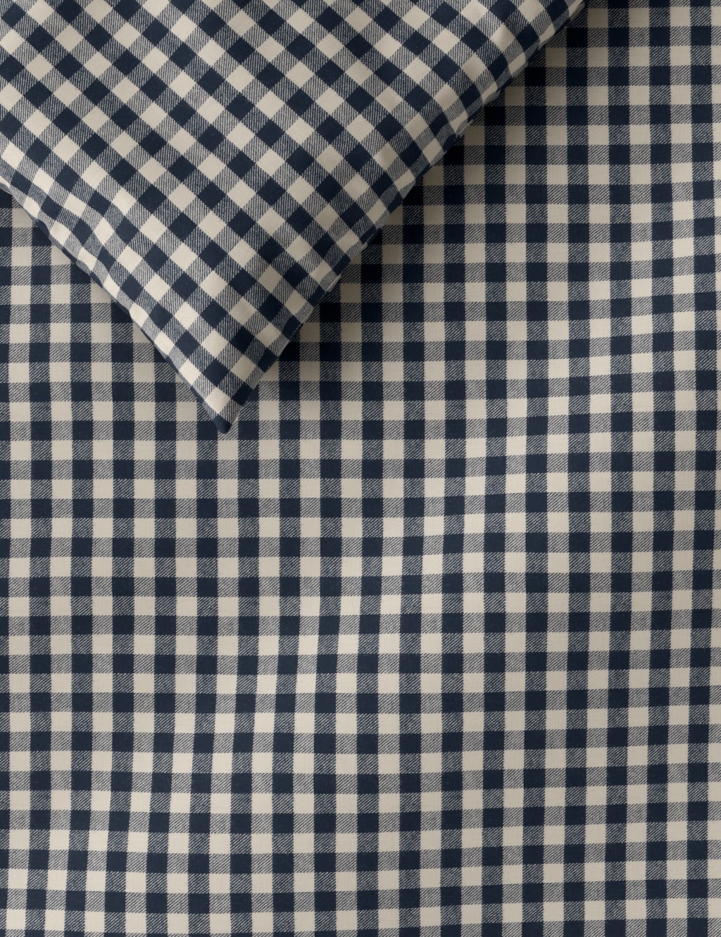 Brushed Cotton Gingham Bedding Set 2 of 4