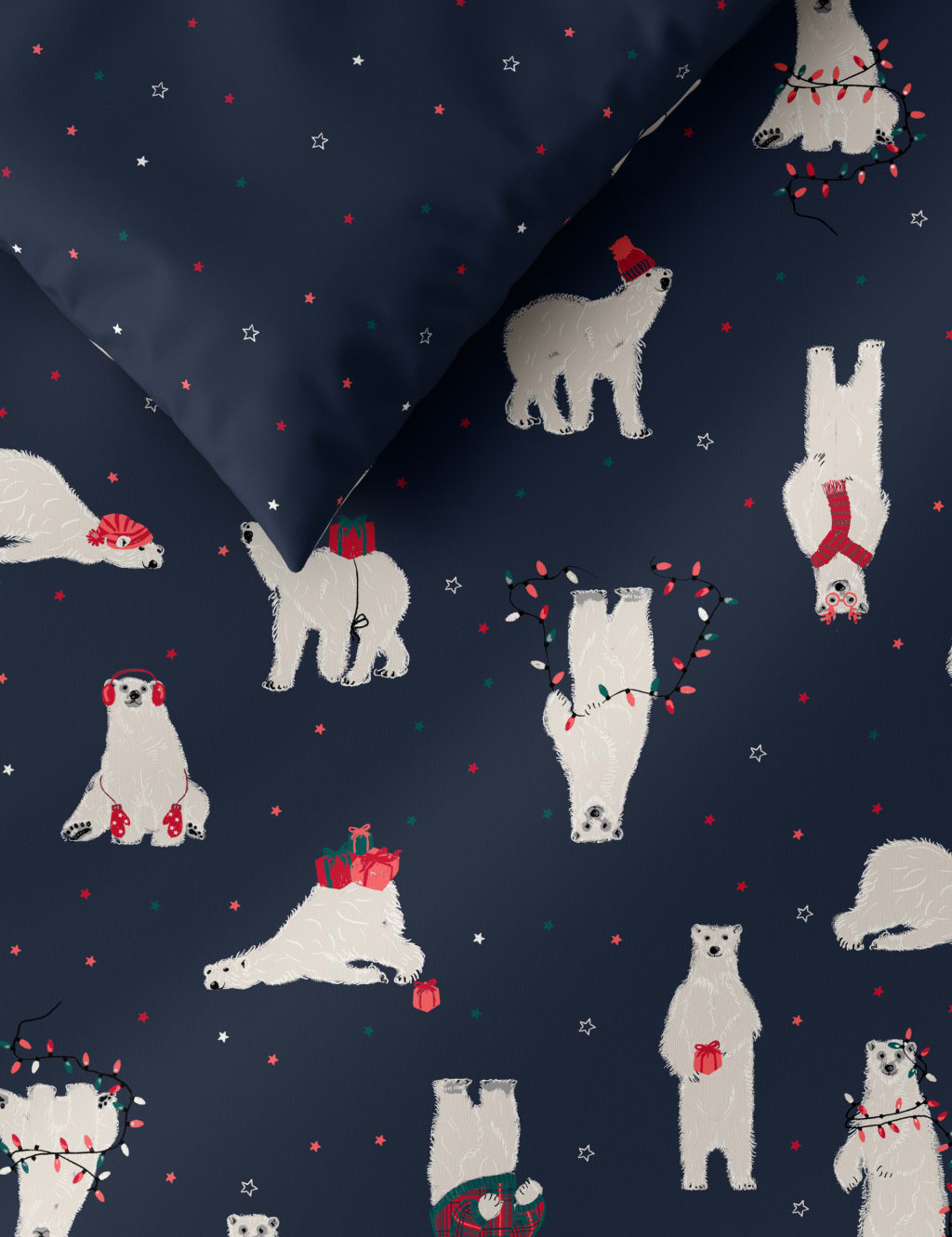 Brushed Cotton Polar Bear Bedding Set 2 of 5