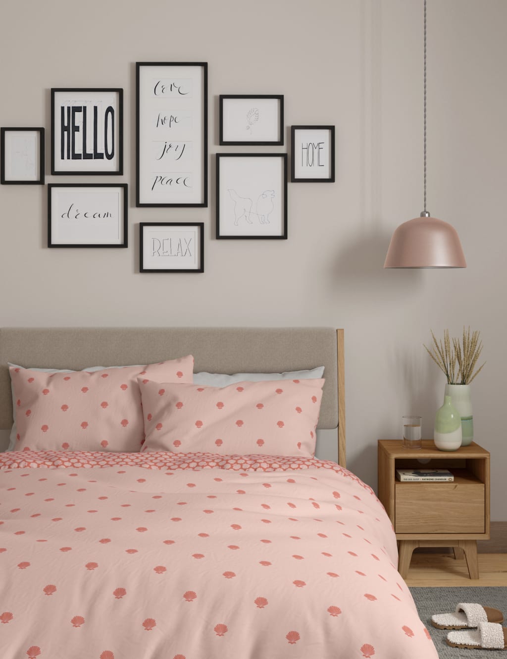Cotton Mix Shell Bedding Set 1 of 5