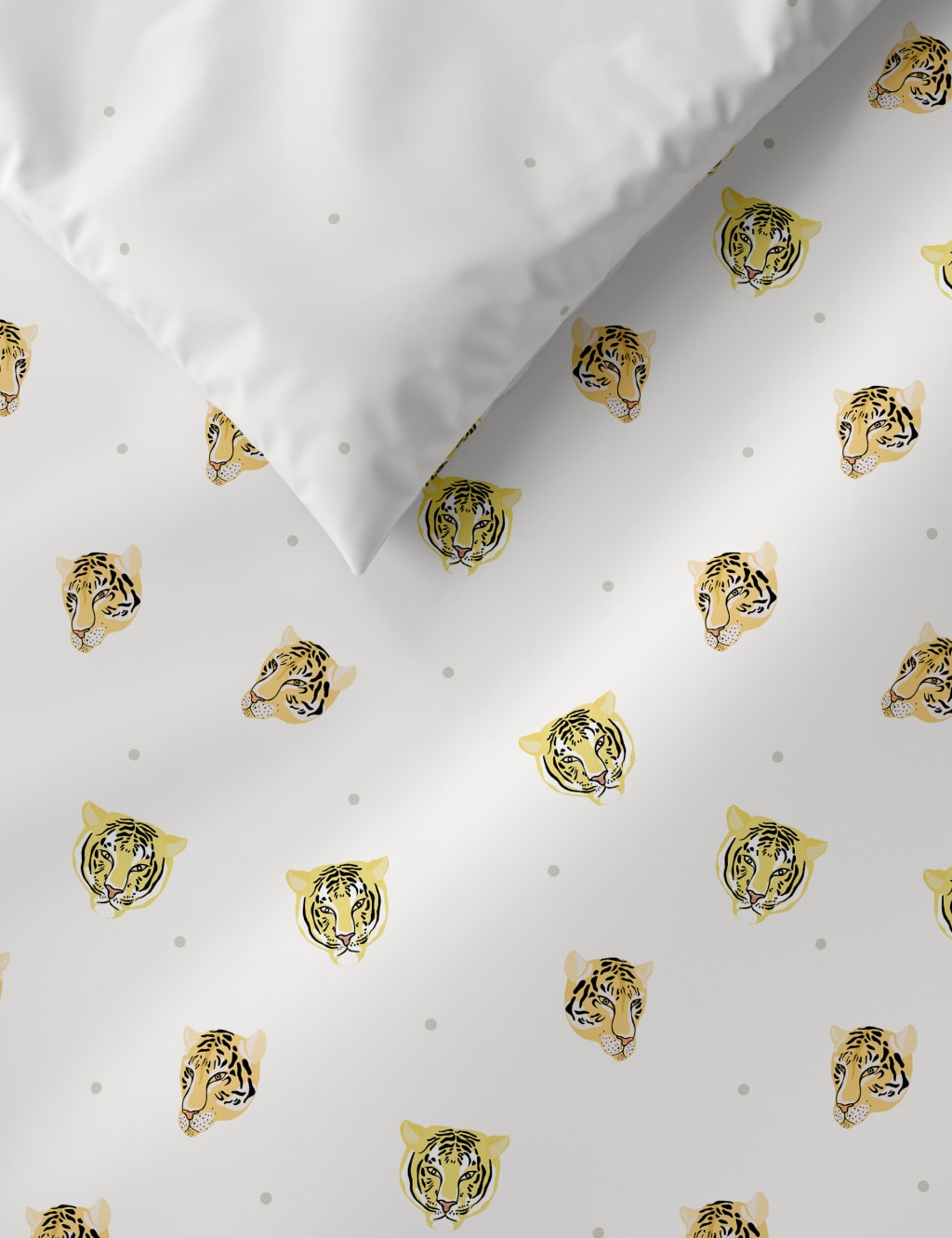 Cotton Mix Tiger Bedding Set 2 of 4