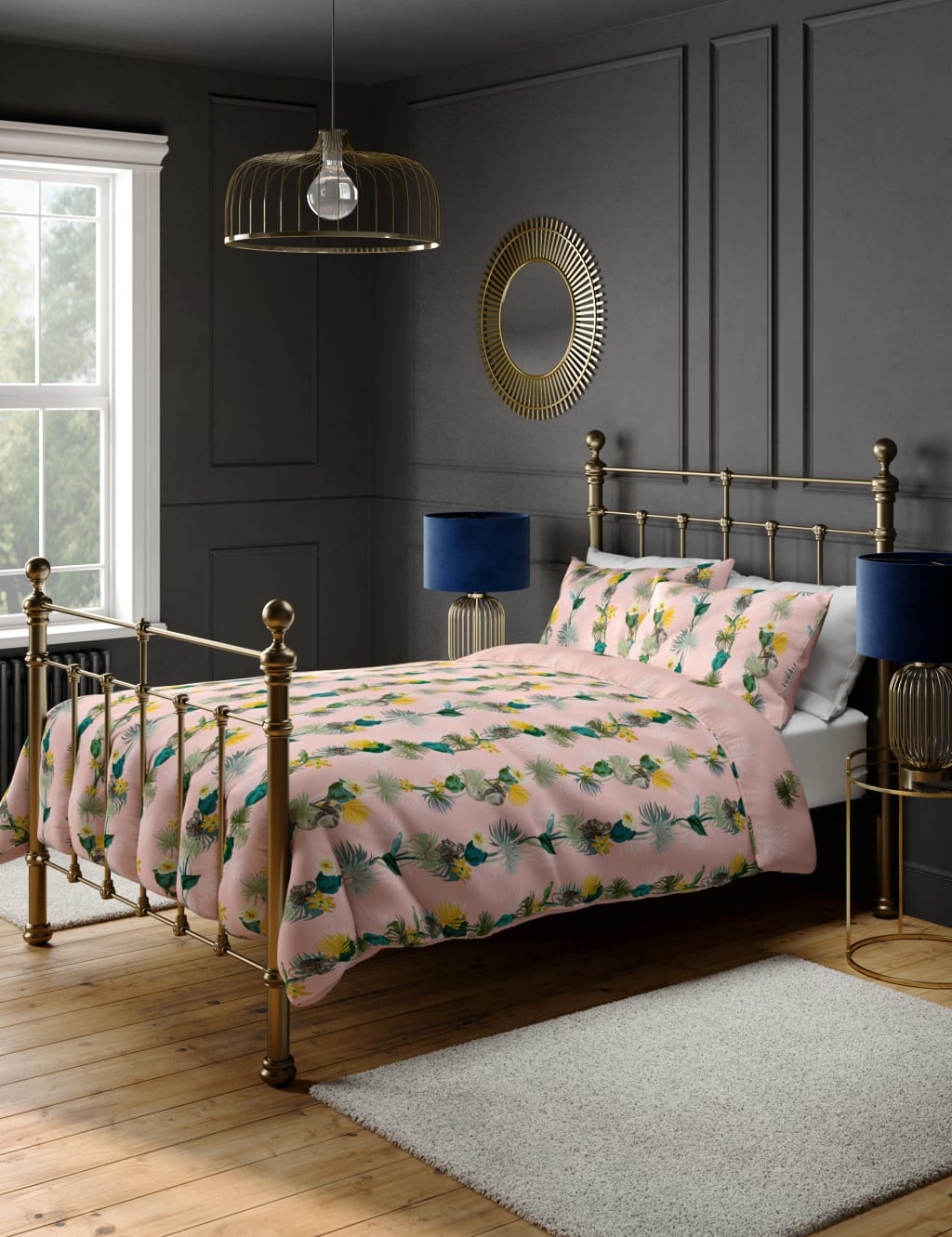 Cotton Rich Tropical Vine Bedding Set 1 of 6