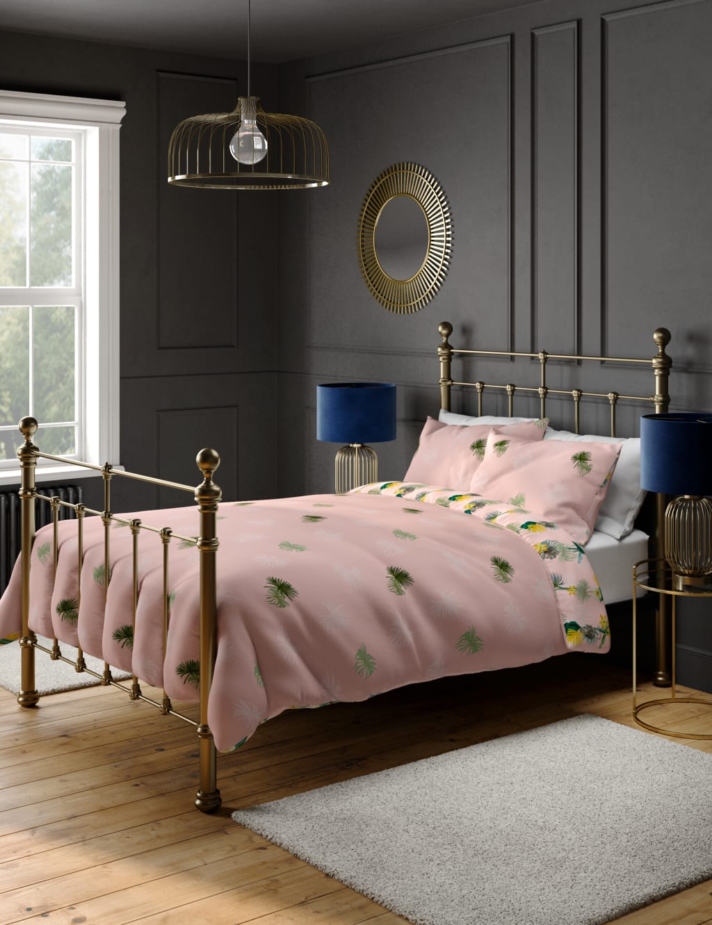 Cotton Rich Tropical Vine Bedding Set 5 of 6
