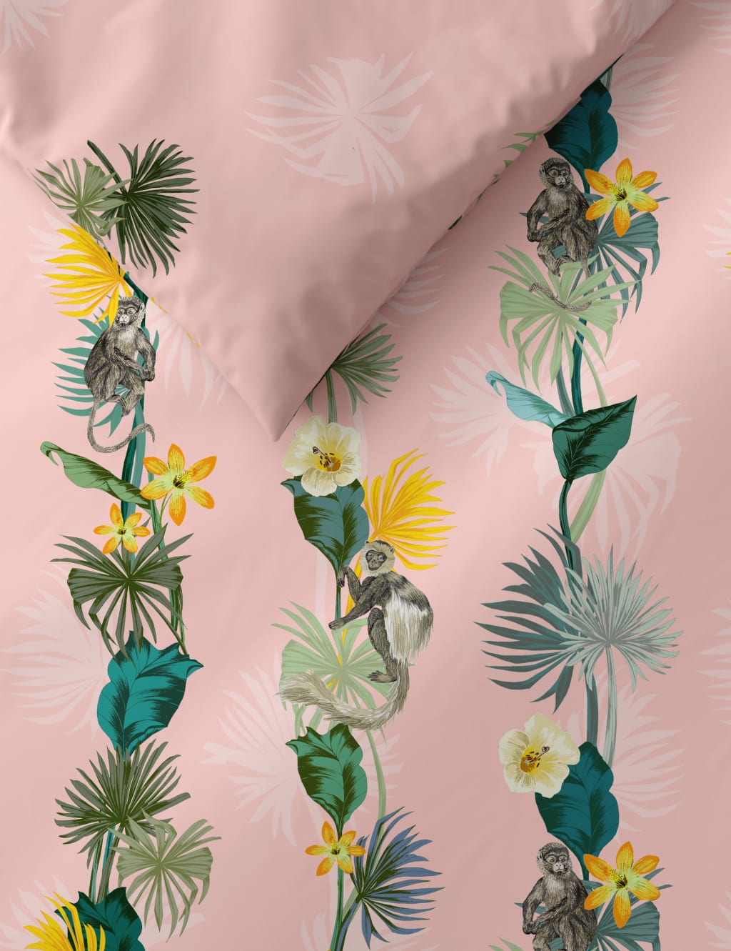 Cotton Rich Tropical Vine Bedding Set 2 of 6