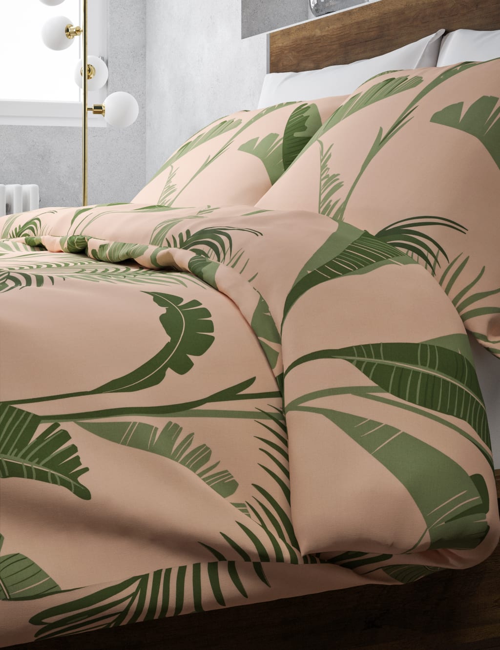 Exotic Palm Printed Bedding Set 3 of 4