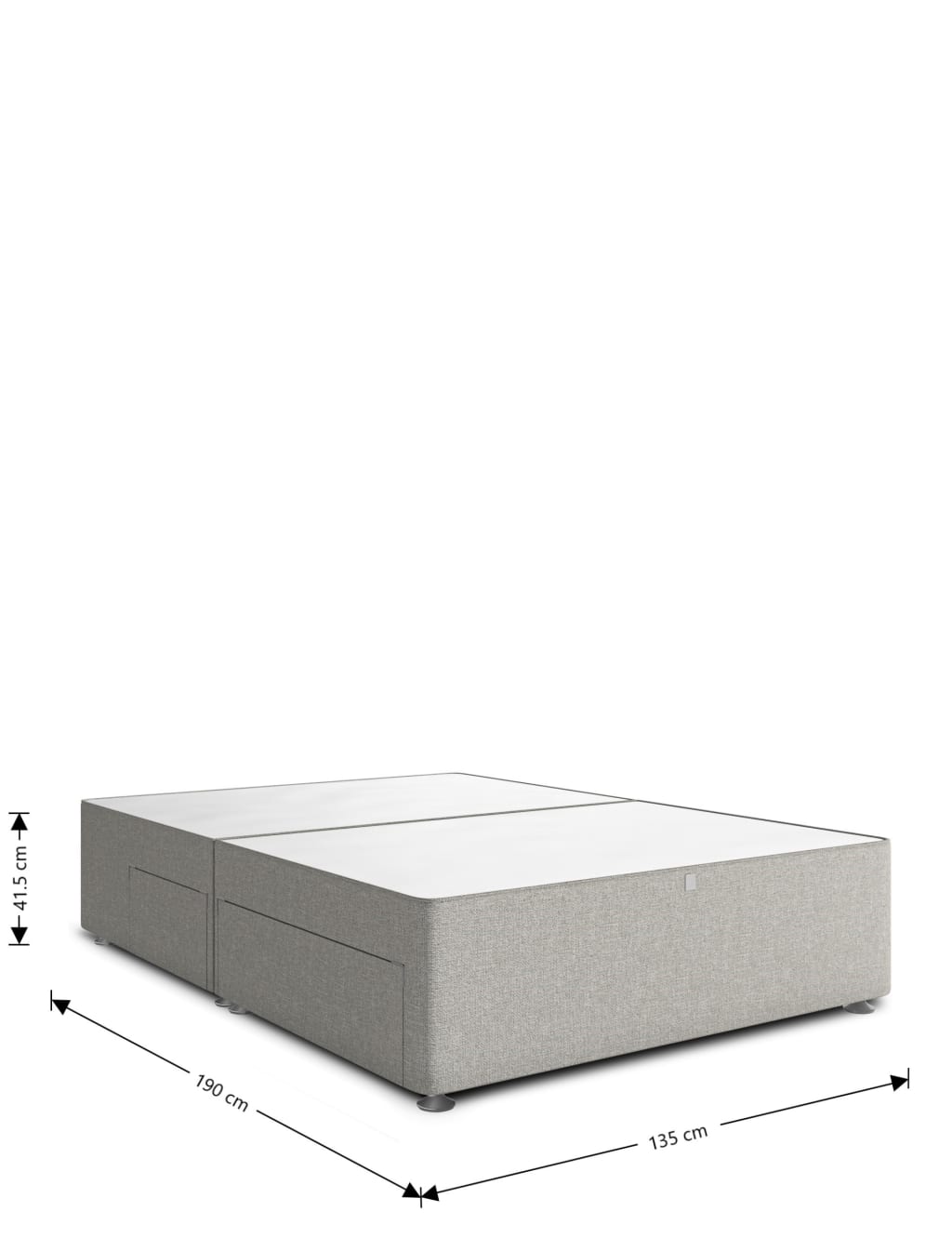 Classic Sprung 2+2 Drawer Divan 6 of 6